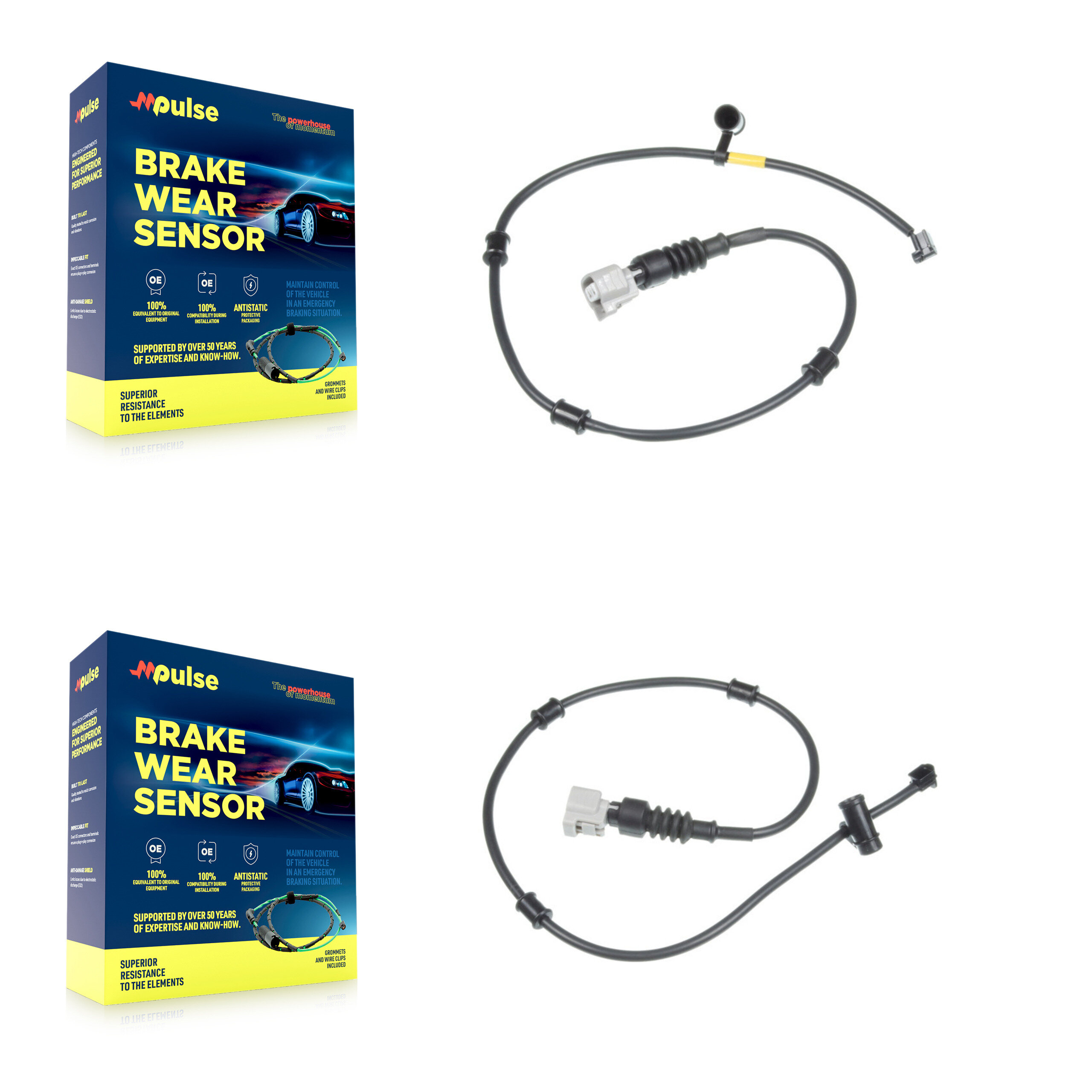 Mpulse - KSE-100469 - Rear Disc Brake Pad Wear Sensor Kits