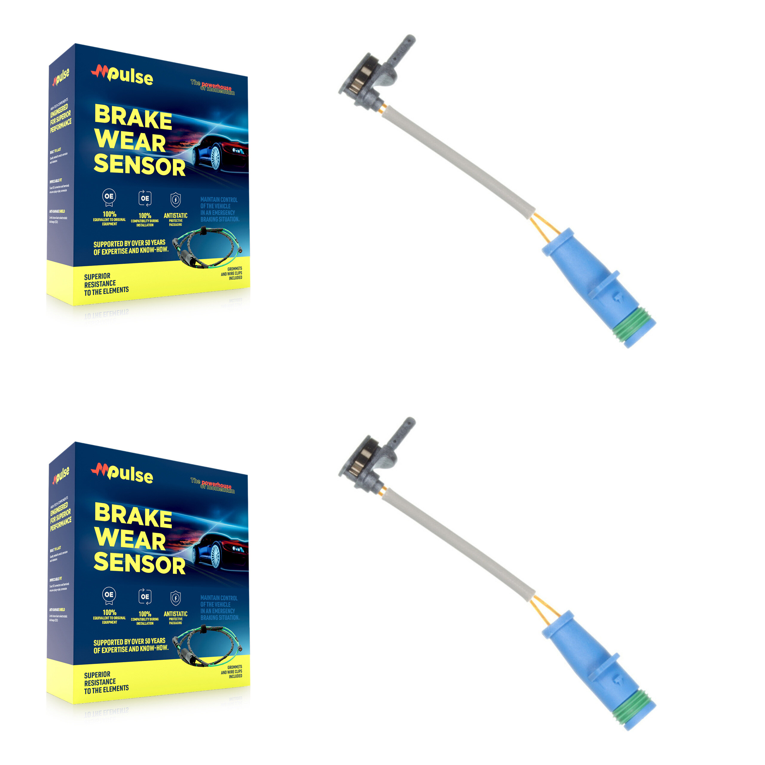 Mpulse - KSE-100479 - Rear Disc Brake Pad Wear Sensor Kits