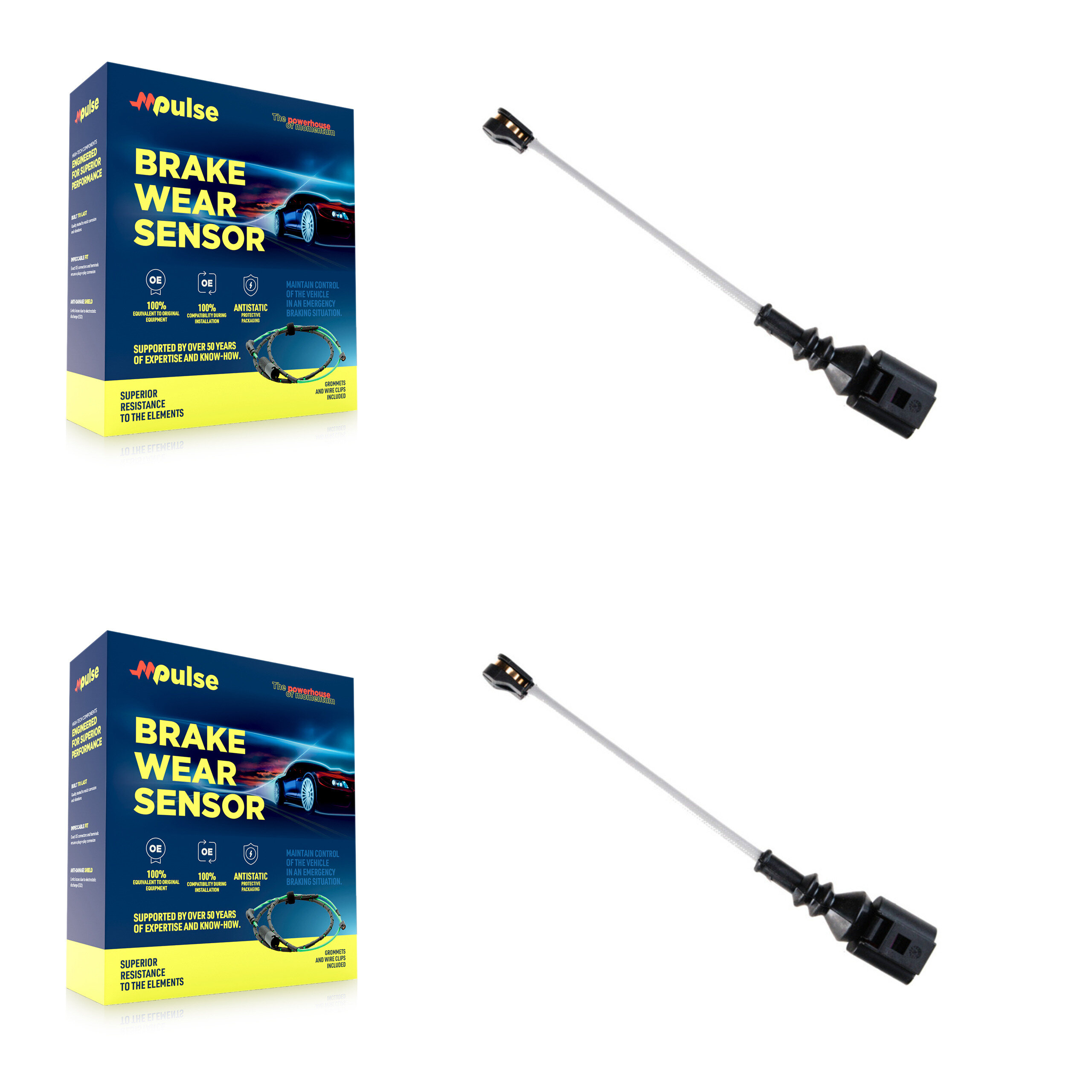 Mpulse - KSE-100505 - Front Disc Brake Pad Wear Sensor Kits