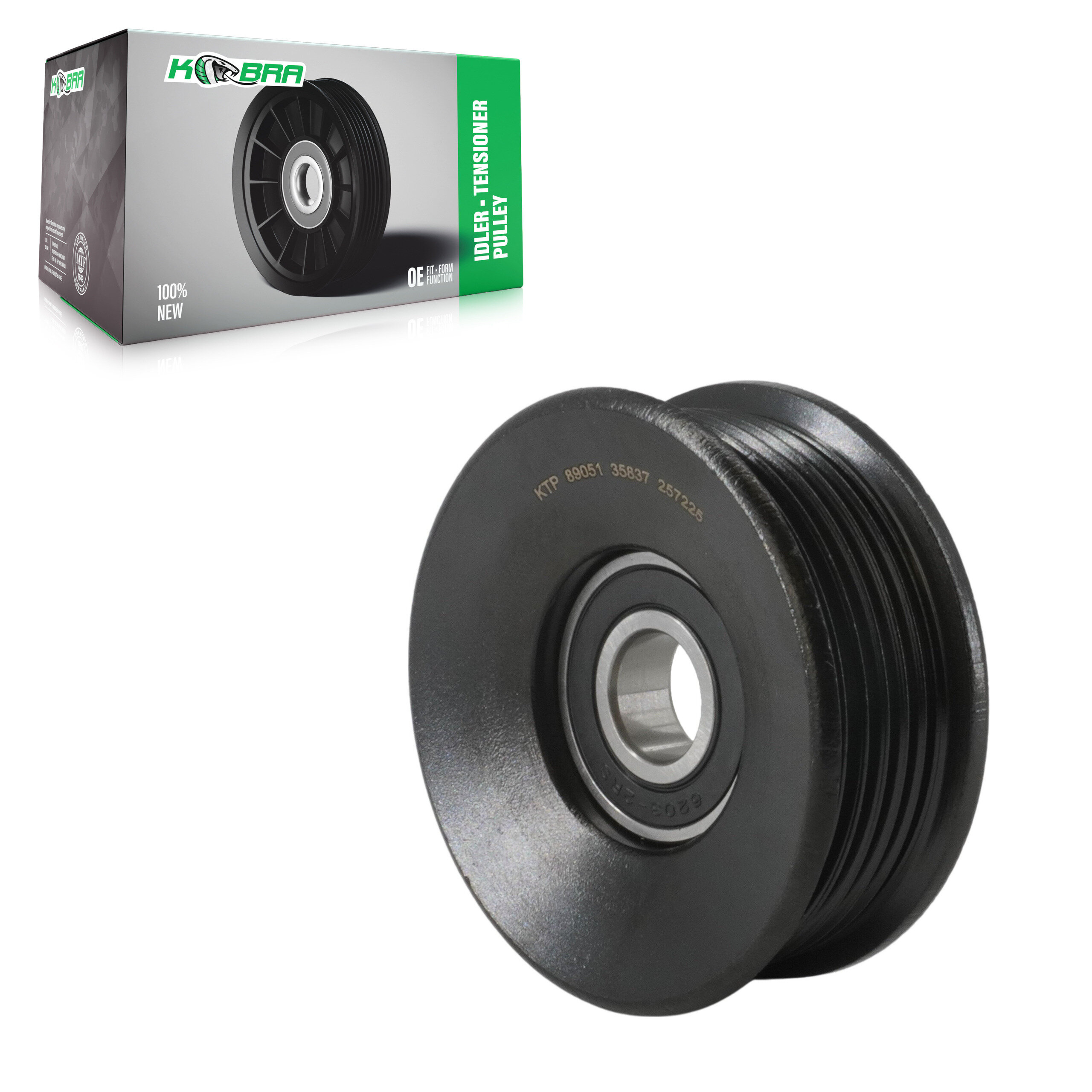 Kobra - KTP-89051 - Grooved Pulley Accessory Drive Belt Idler Pulley