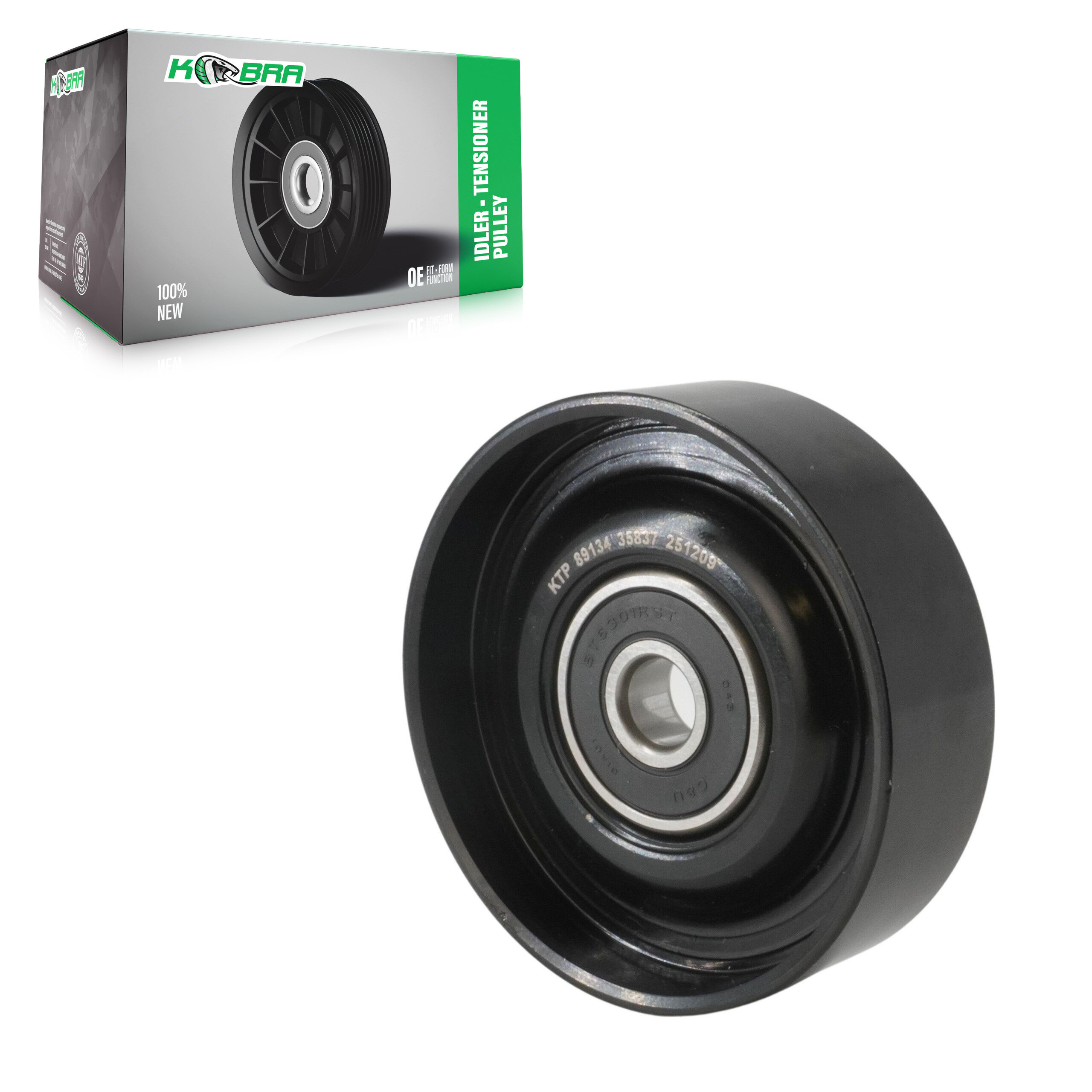 Kobra - KTP-89134 - Alternator and Air Conditioning Accessory Drive Belt Idler Pulley