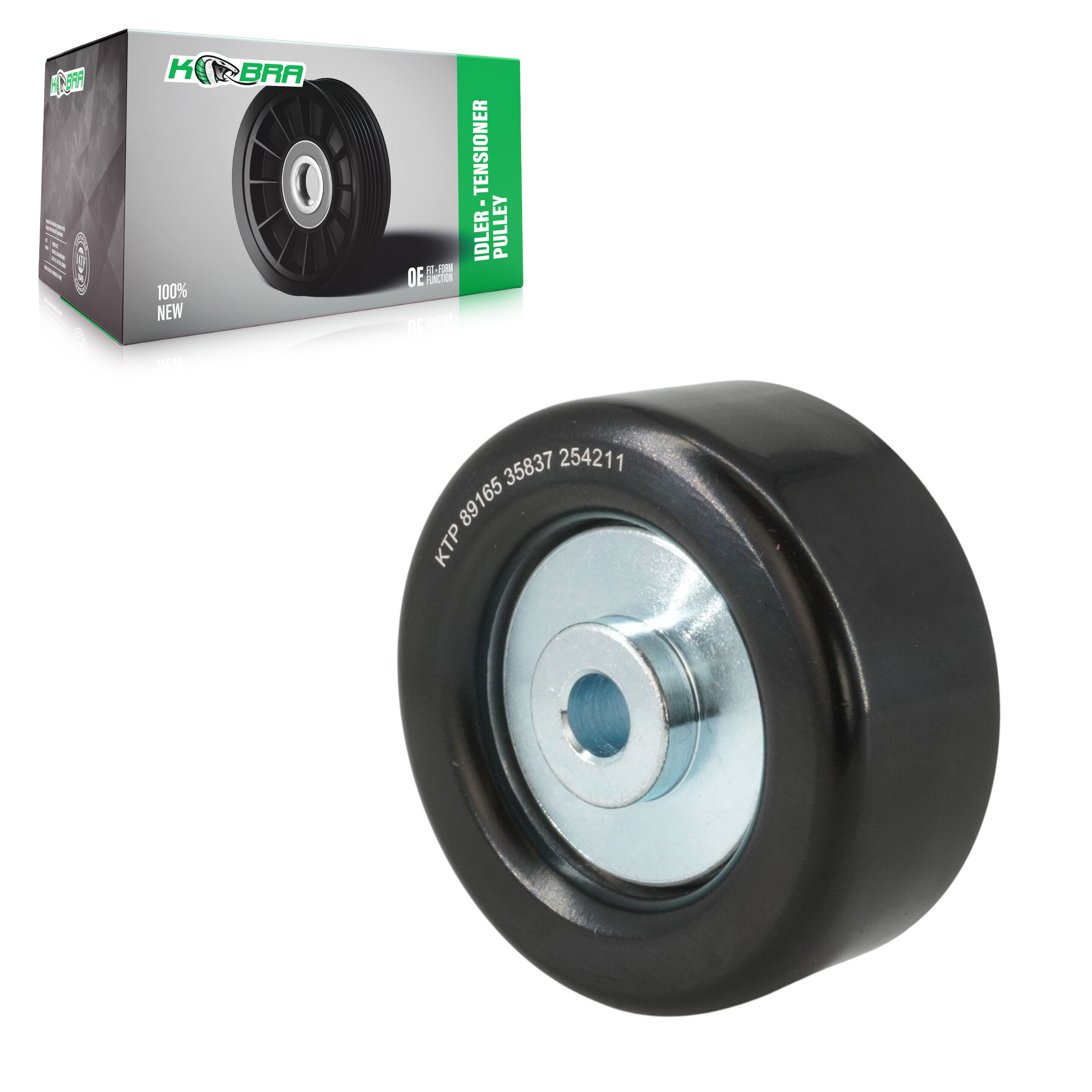 Kobra - KTP-89165 - Smooth Pulley Accessory Drive Belt Idler Pulley