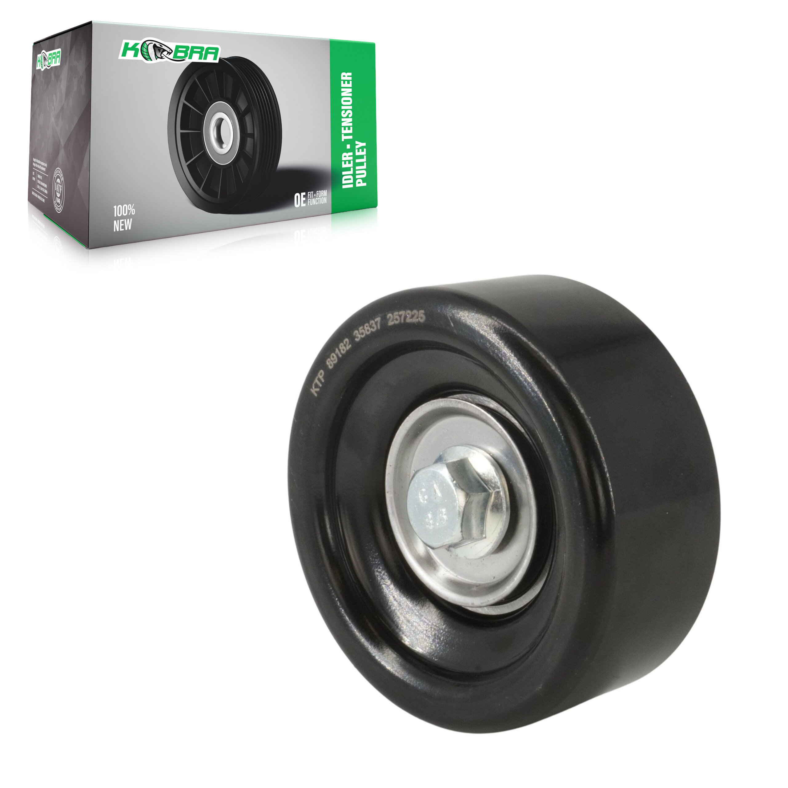 Kobra - KTP-89182 - Smooth Pulley Accessory Drive Belt Idler Pulley
