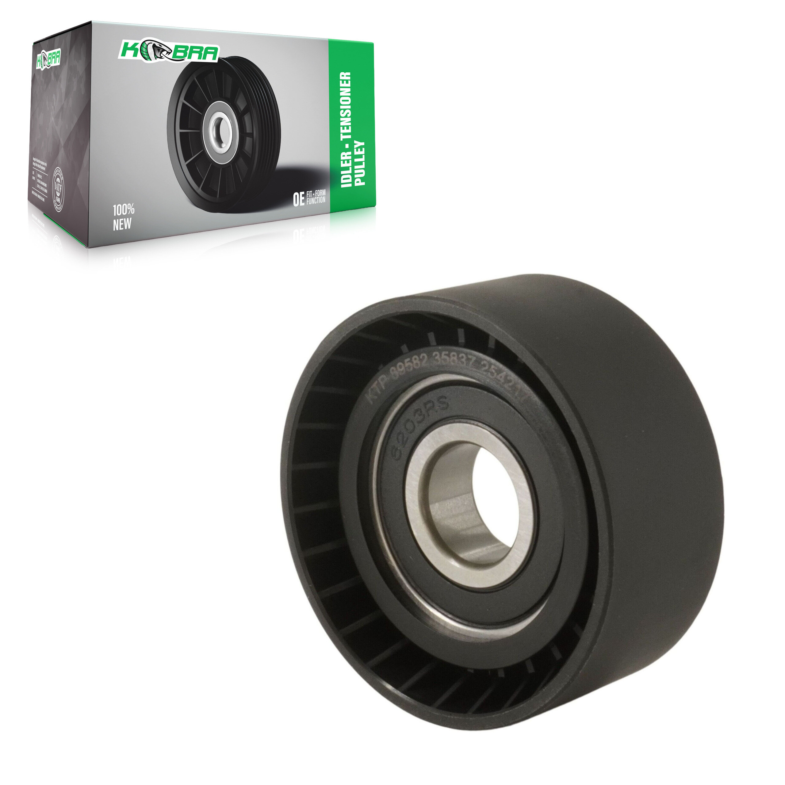 Kobra - KTP-89582 - Smooth Pulley Accessory Drive Belt Idler Pulley