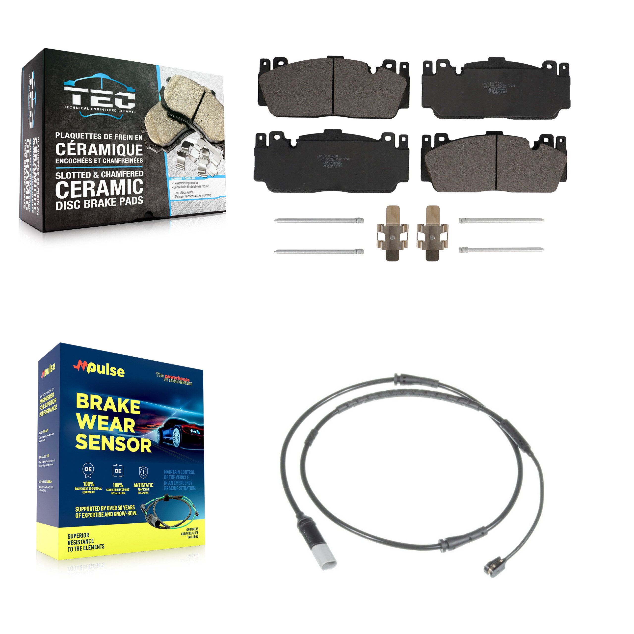 TEC - KTW-100004 - Front Disc Brake Pad Kits