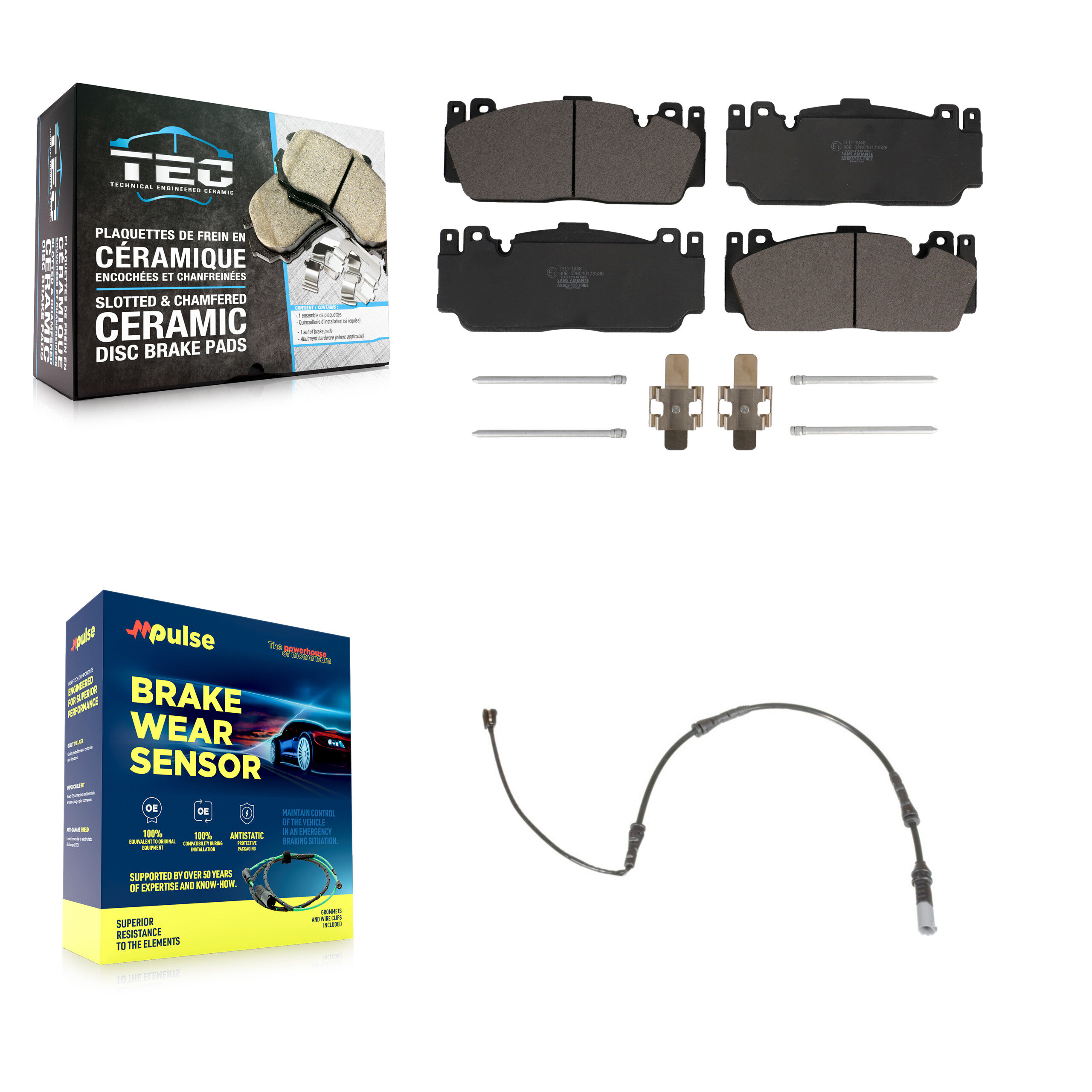 TEC - KTW-100006 - Front Disc Brake Pad Kits
