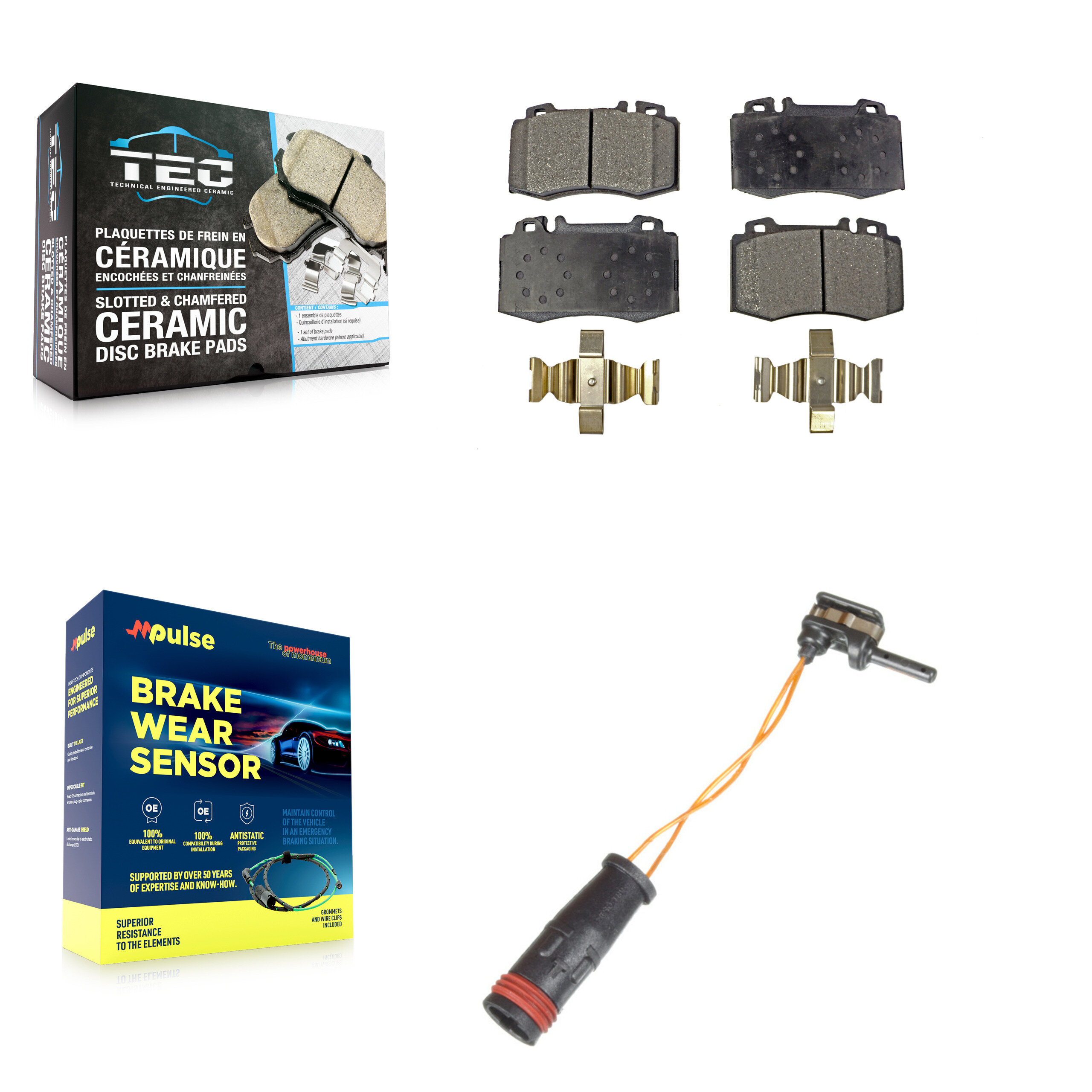 TEC - KTW-100011 - Front Disc Brake Pad Kits