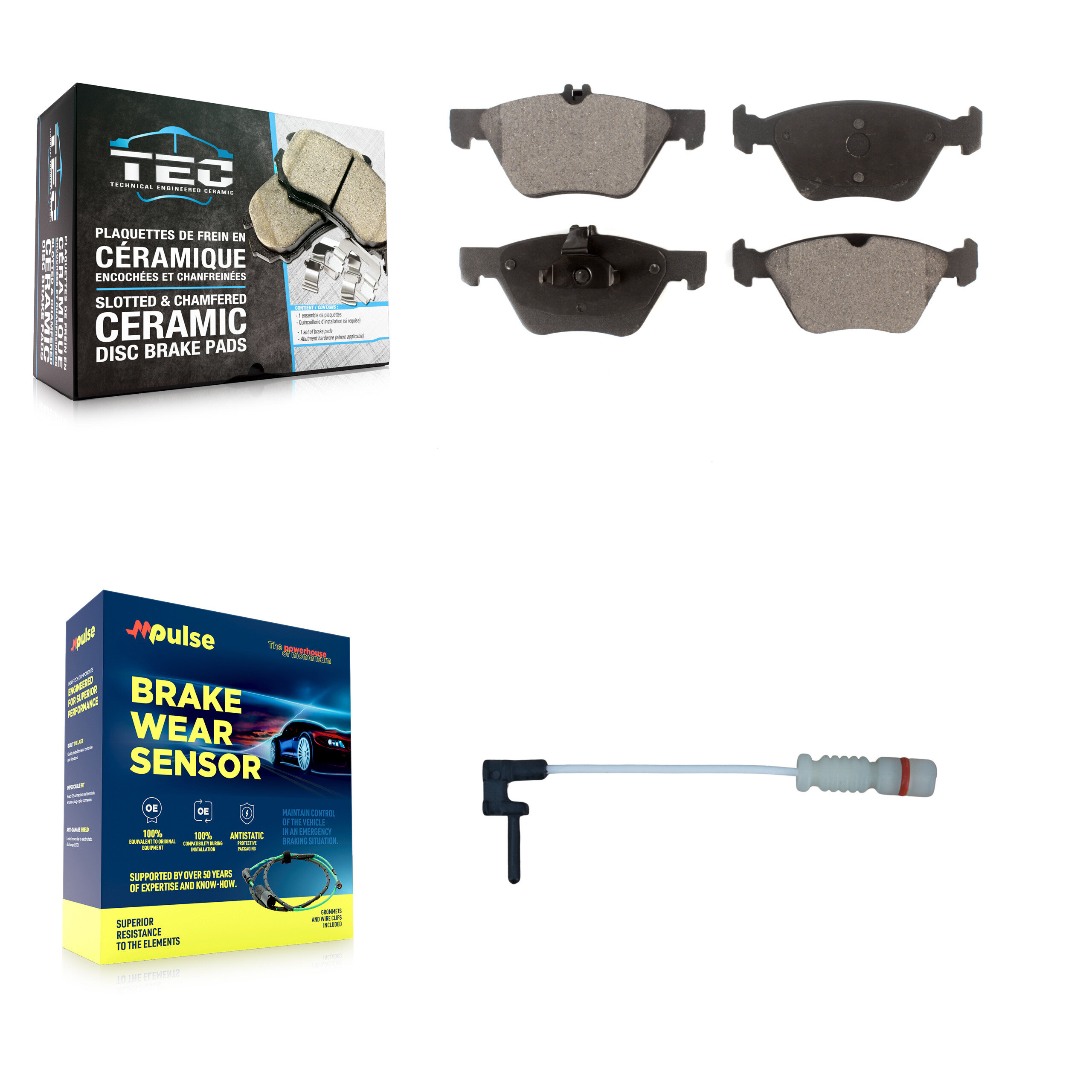 TEC - KTW-100014 - Front Disc Brake Pad Kits