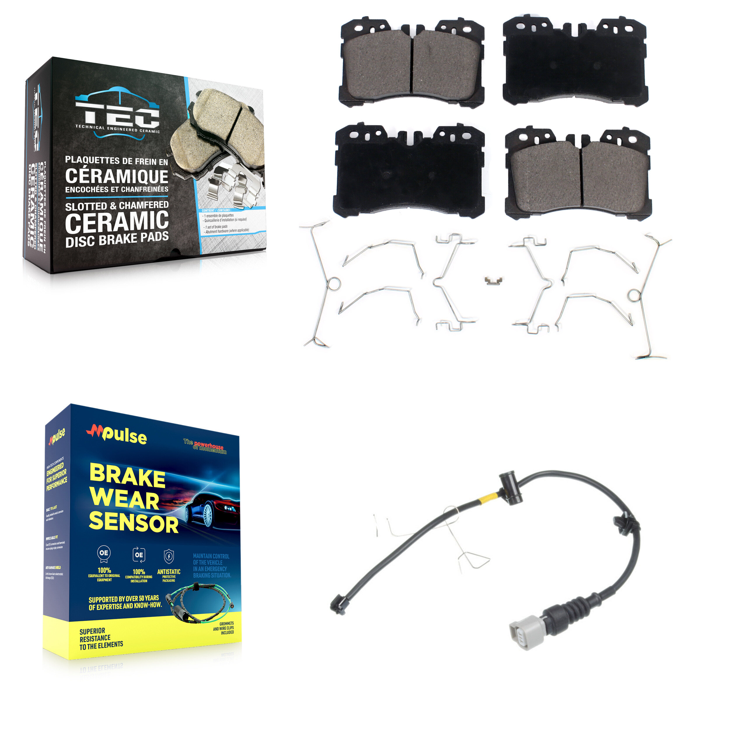 TEC - KTW-100035 - Front Disc Brake Pad Kits