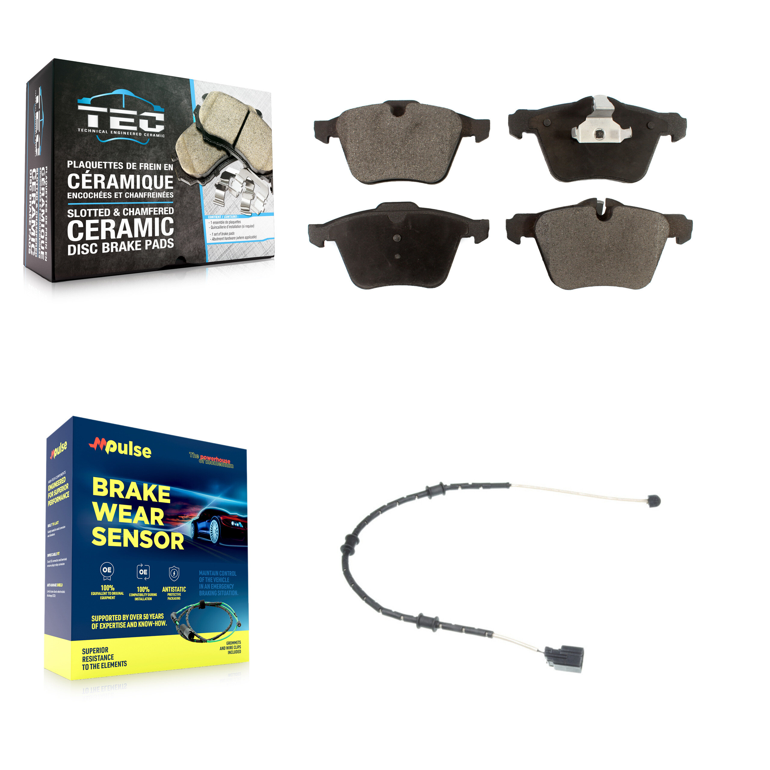 TEC - KTW-100059 - Front Disc Brake Pad Kits