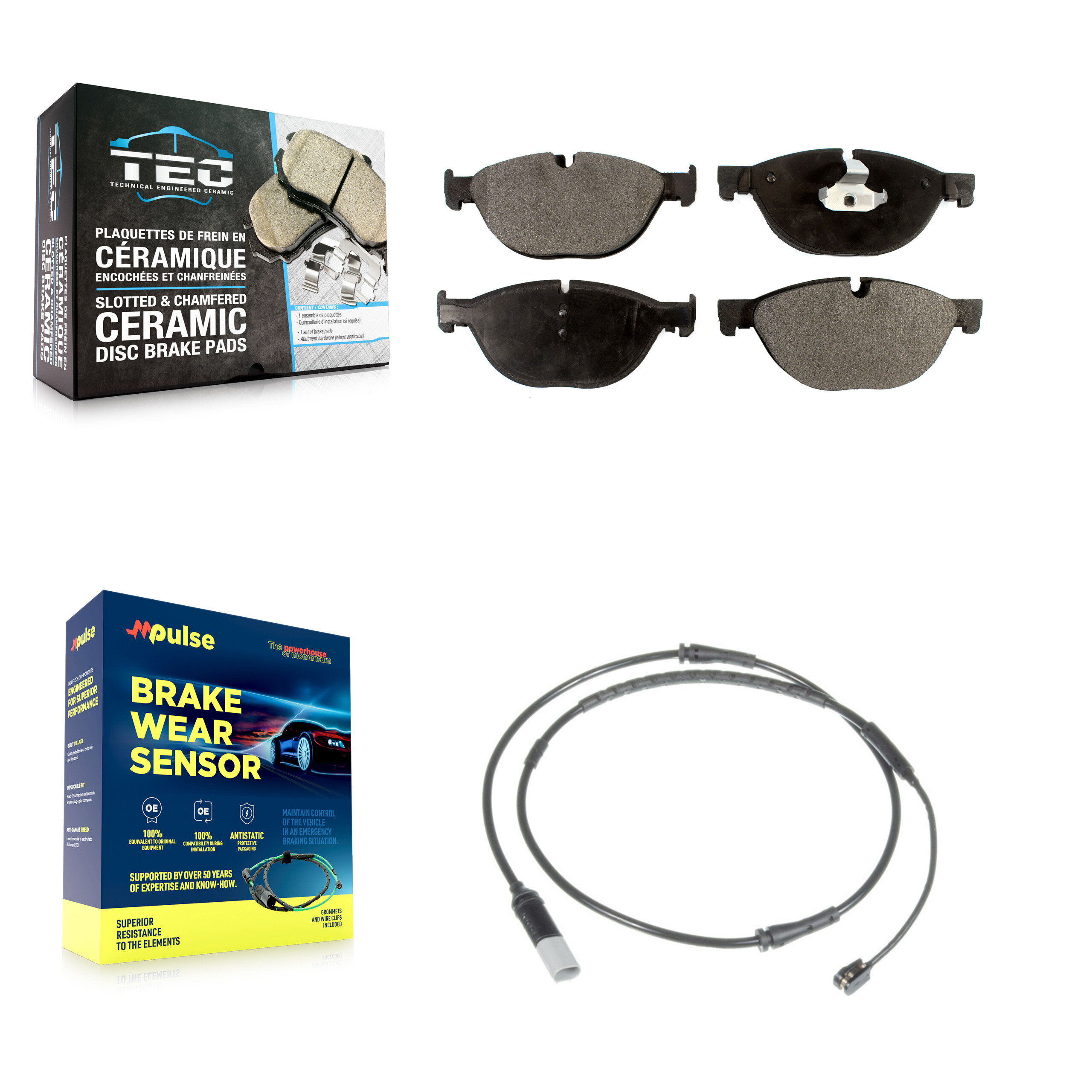 TEC - KTW-100064 - Front Disc Brake Pad Kits