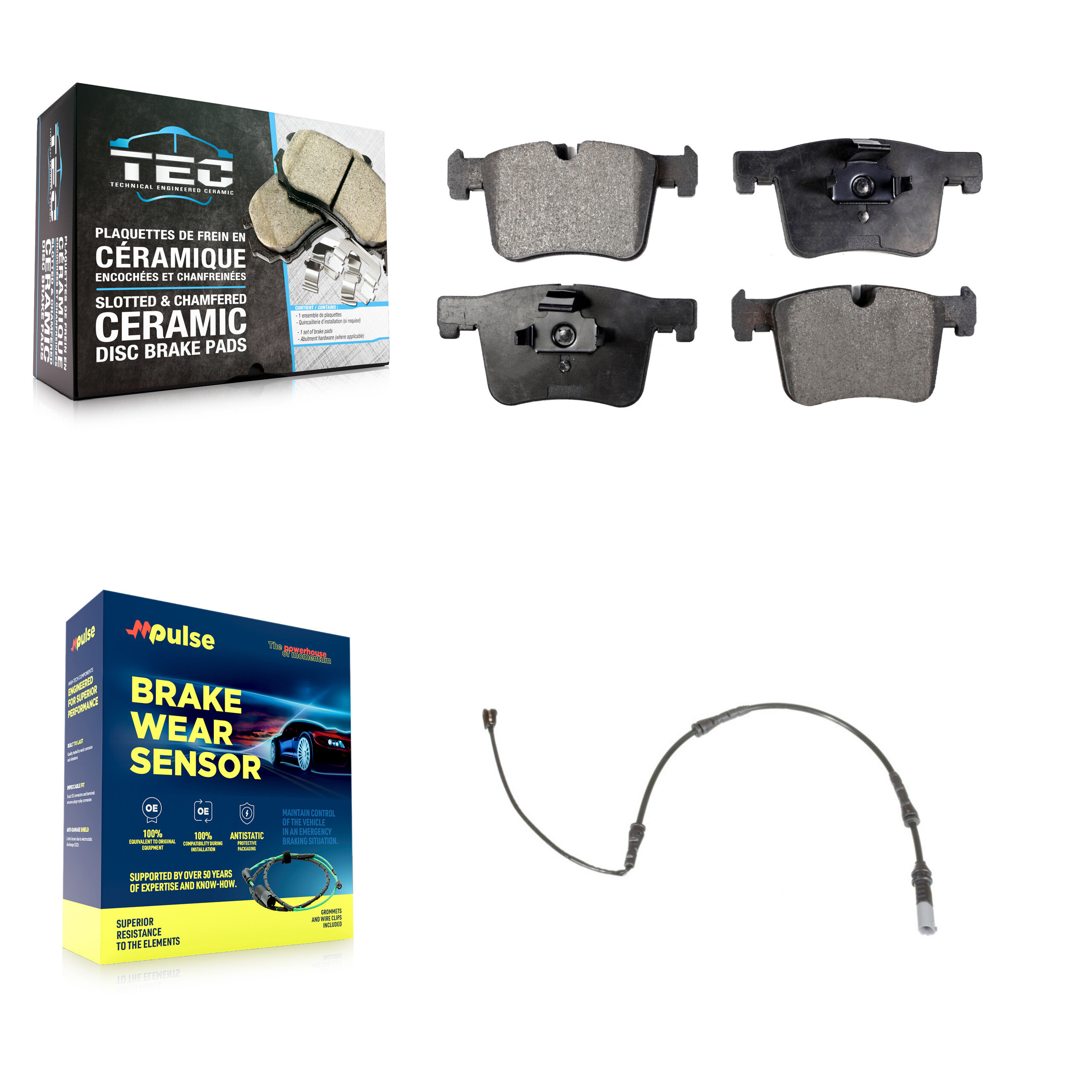 TEC - KTW-100096 - Front Disc Brake Pad Kits