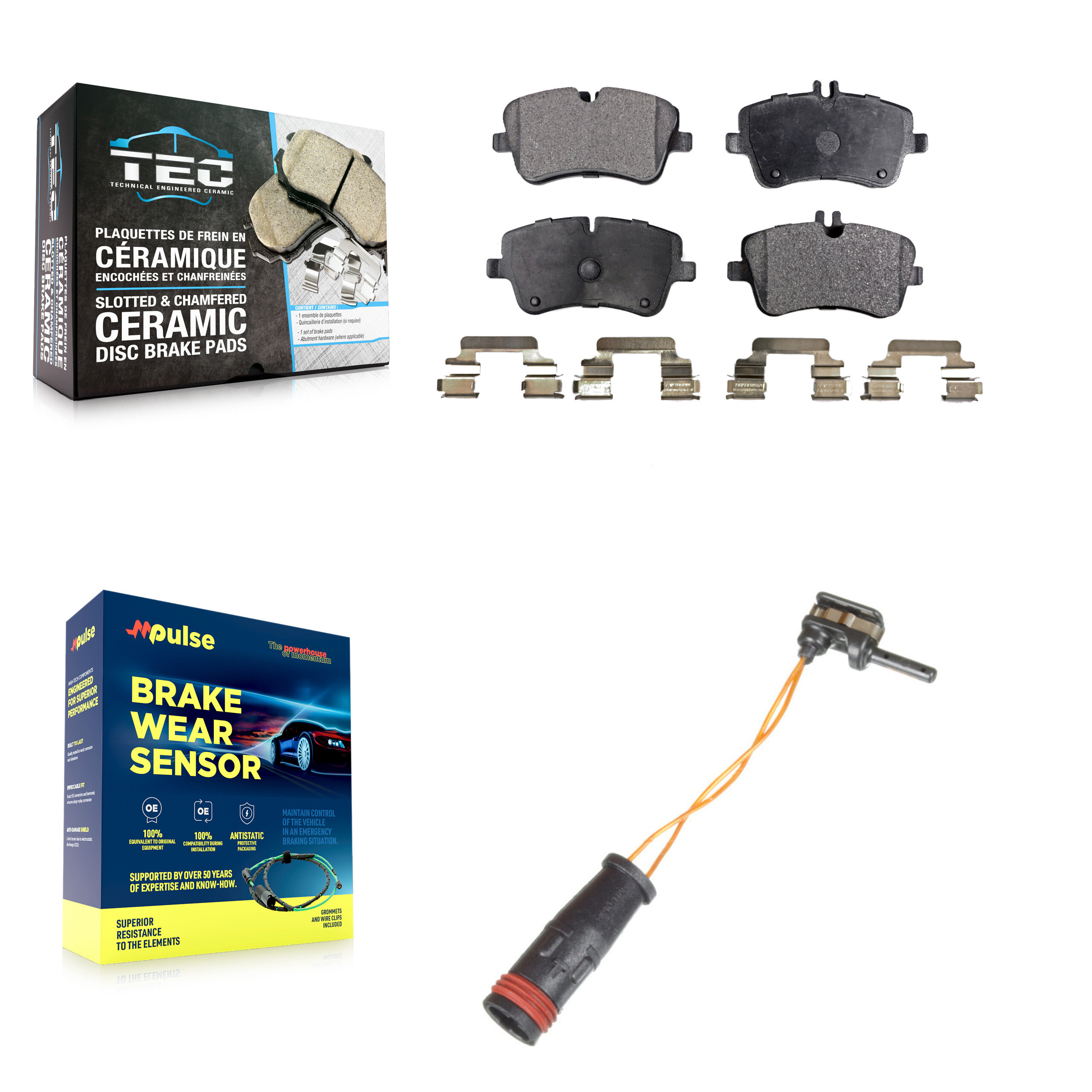 TEC - KTW-100112 - Front Disc Brake Pad Kits