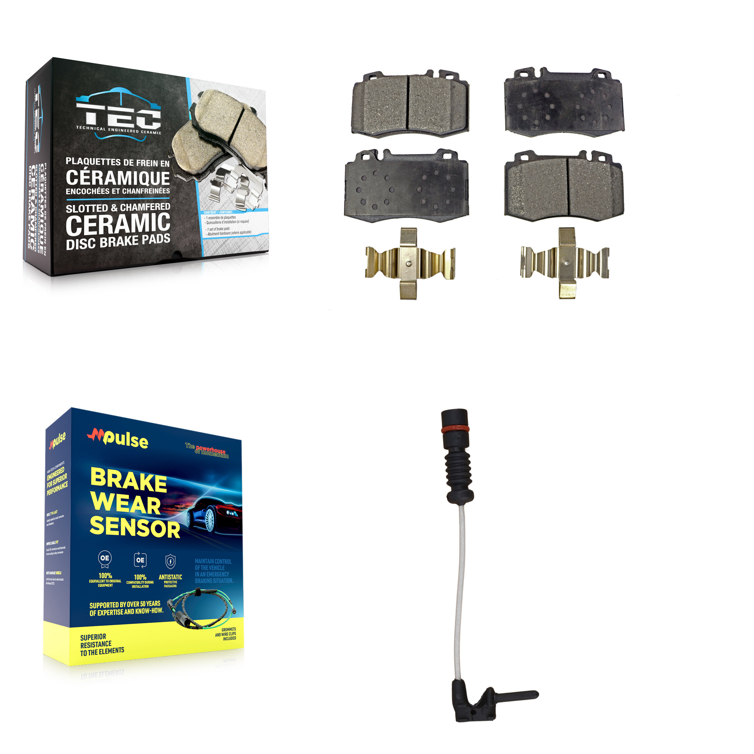 TEC - KTW-100113 - Front Disc Brake Pad Kits