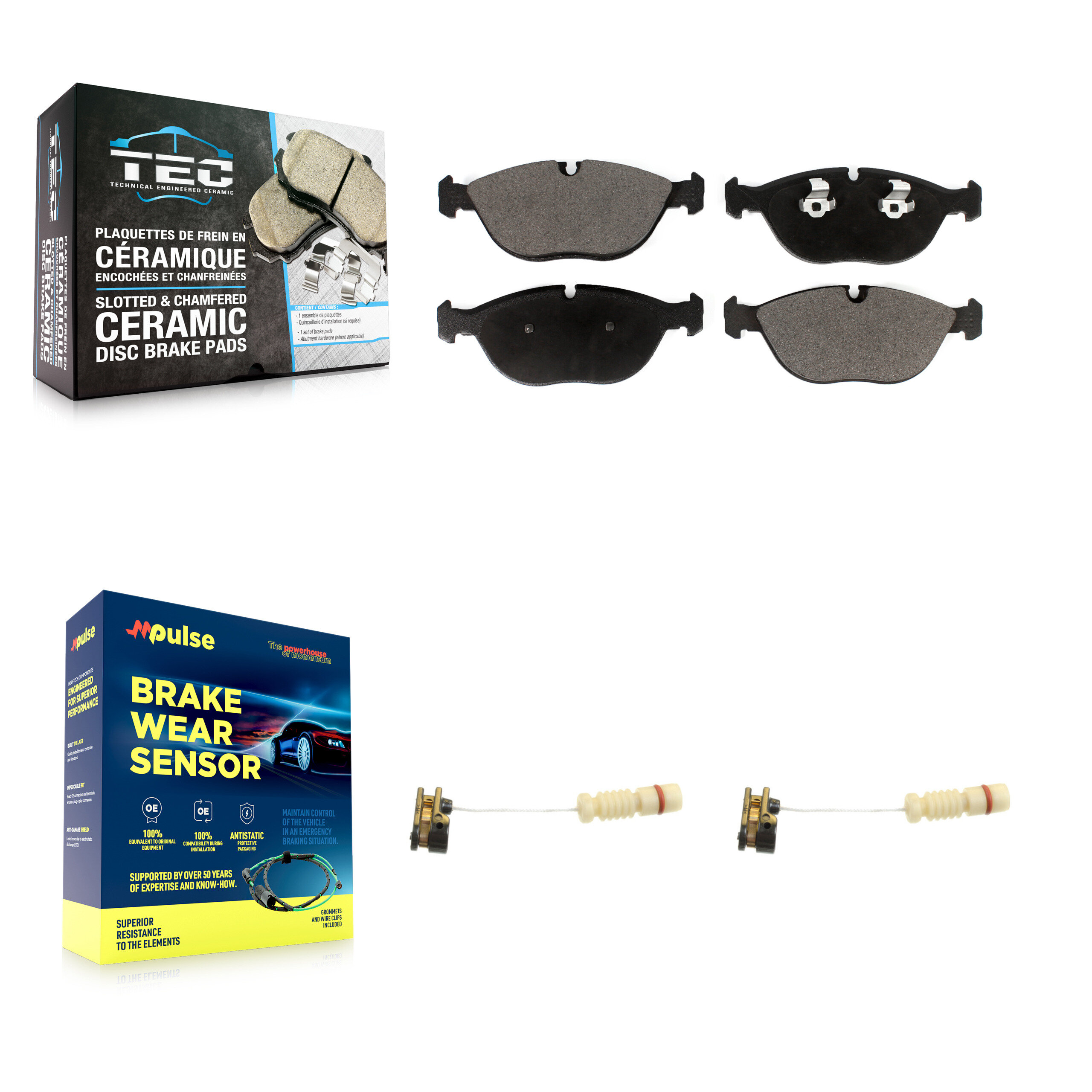 TEC - KTW-100861 - Front Disc Brake Pad Kits