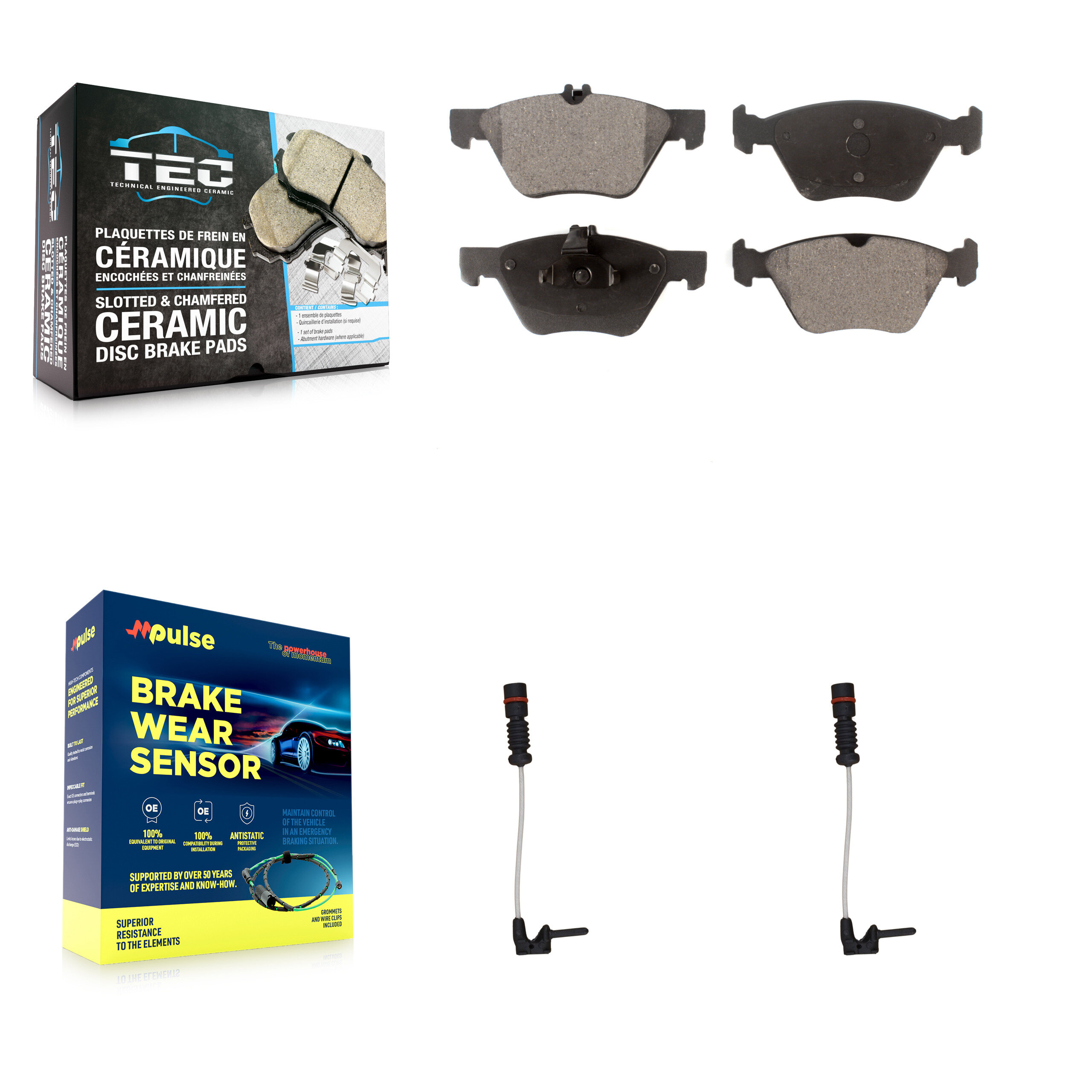 TEC - KTW-100863 - Front Disc Brake Pad Kits