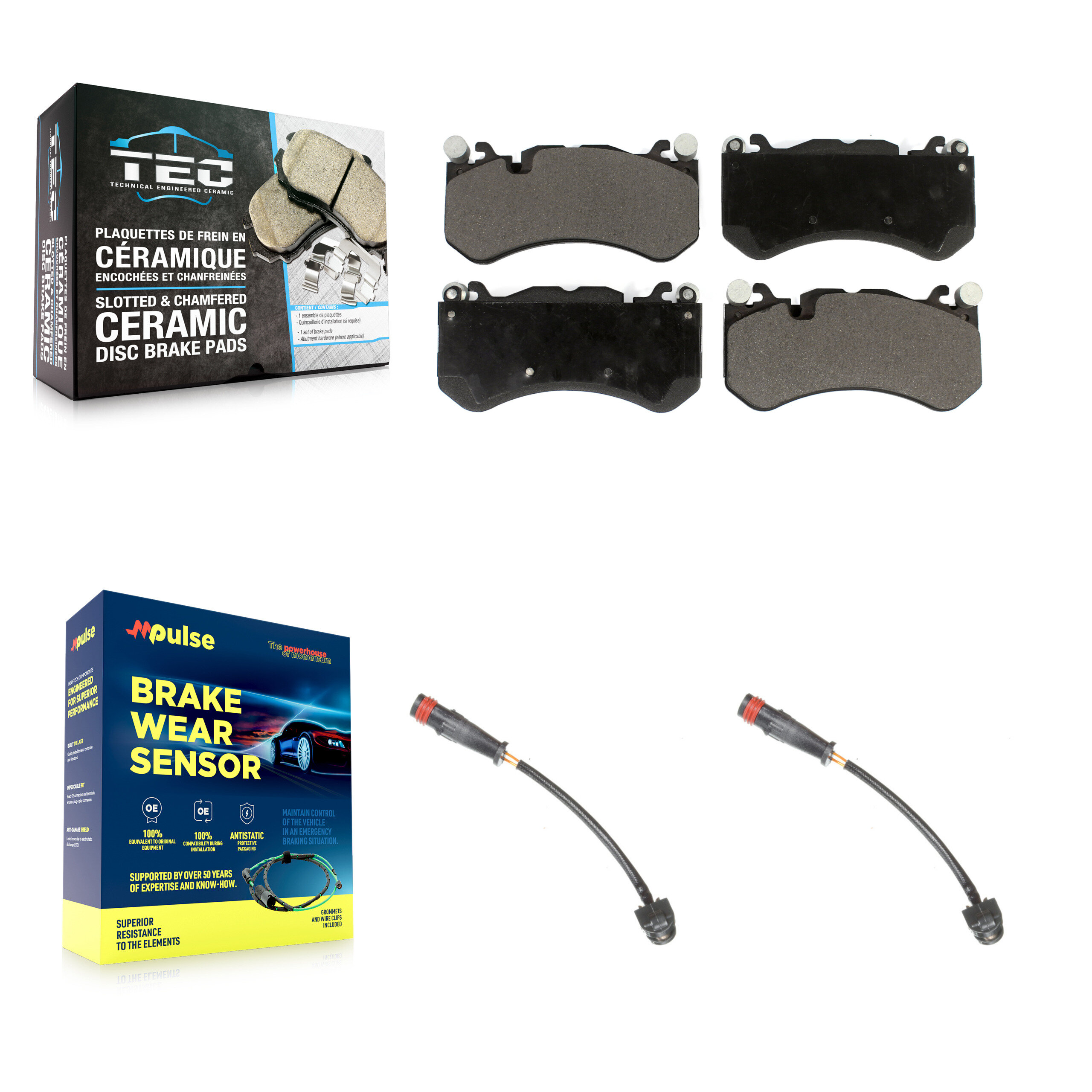 TEC - KTW-100945 - Front Disc Brake Pad Kits