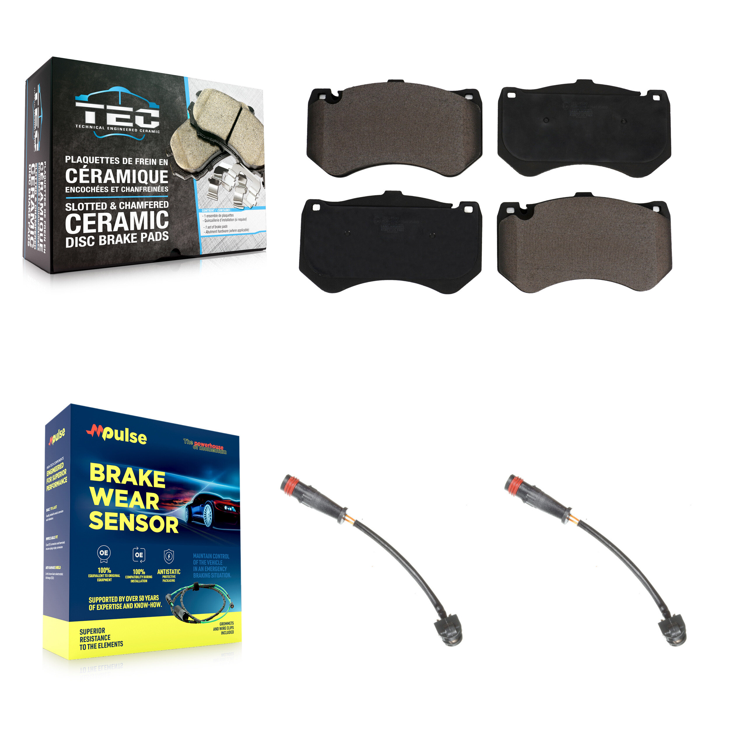 TEC - KTW-100948 - Front Disc Brake Pad Kits
