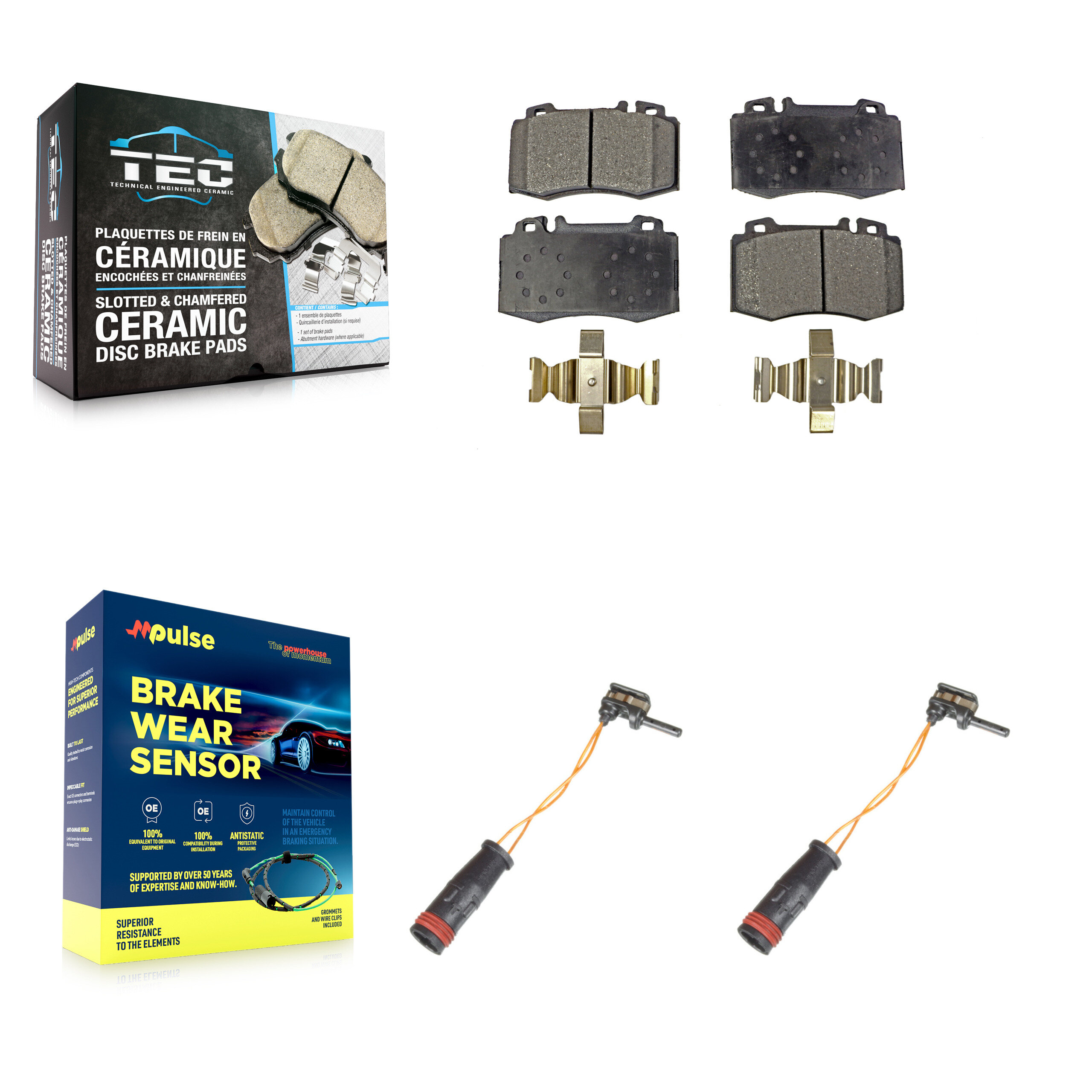 TEC - KTW-100953 - Front Disc Brake Pad Kits