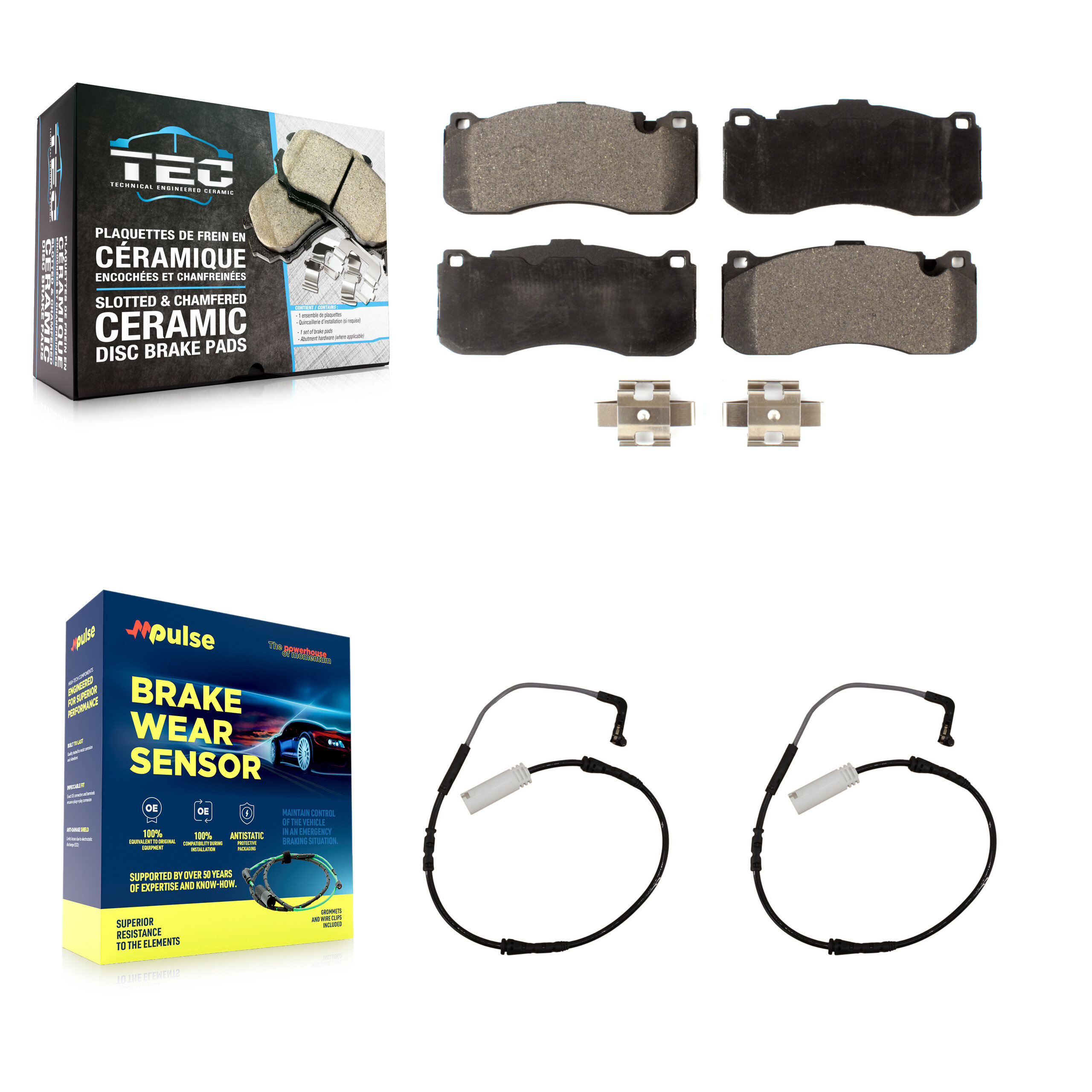 TEC - KTW-100962 - Front Disc Brake Pad Kits