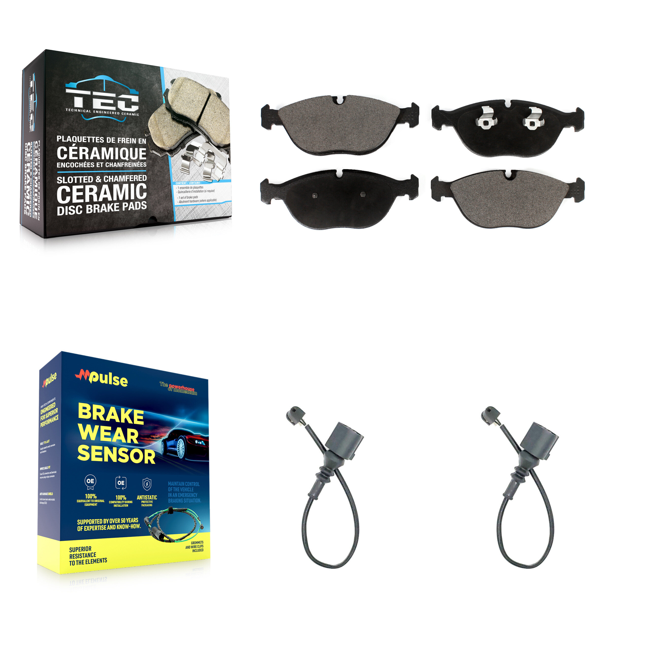 TEC - KTW-100994 - Front Disc Brake Pad Kits