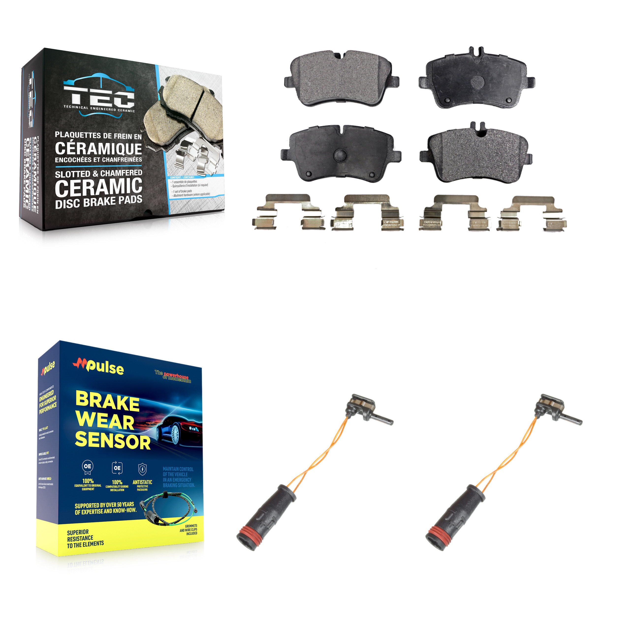 TEC - KTW-101010 - Front Disc Brake Pad Kits
