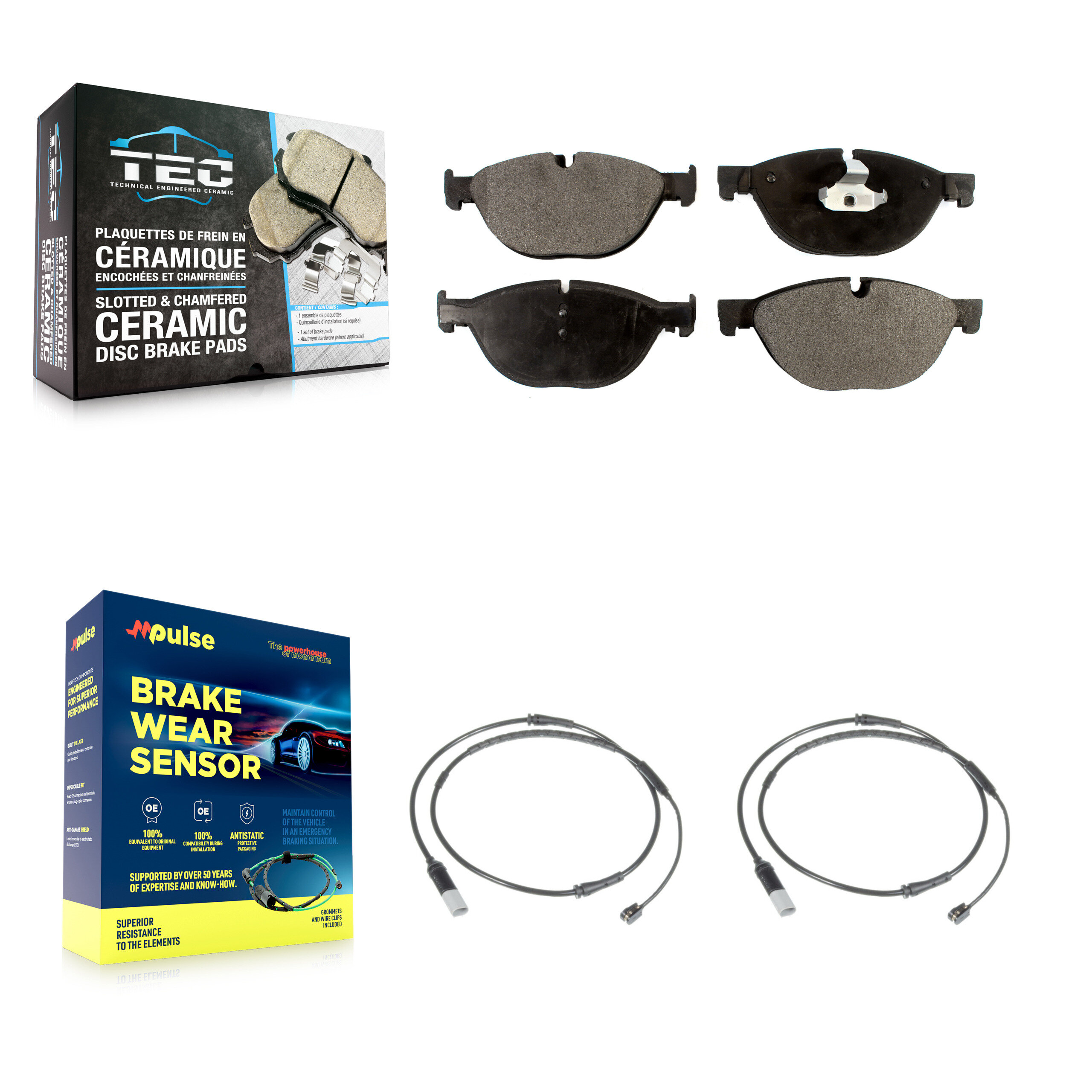 TEC - KTW-101023 - Front Disc Brake Pad Kits