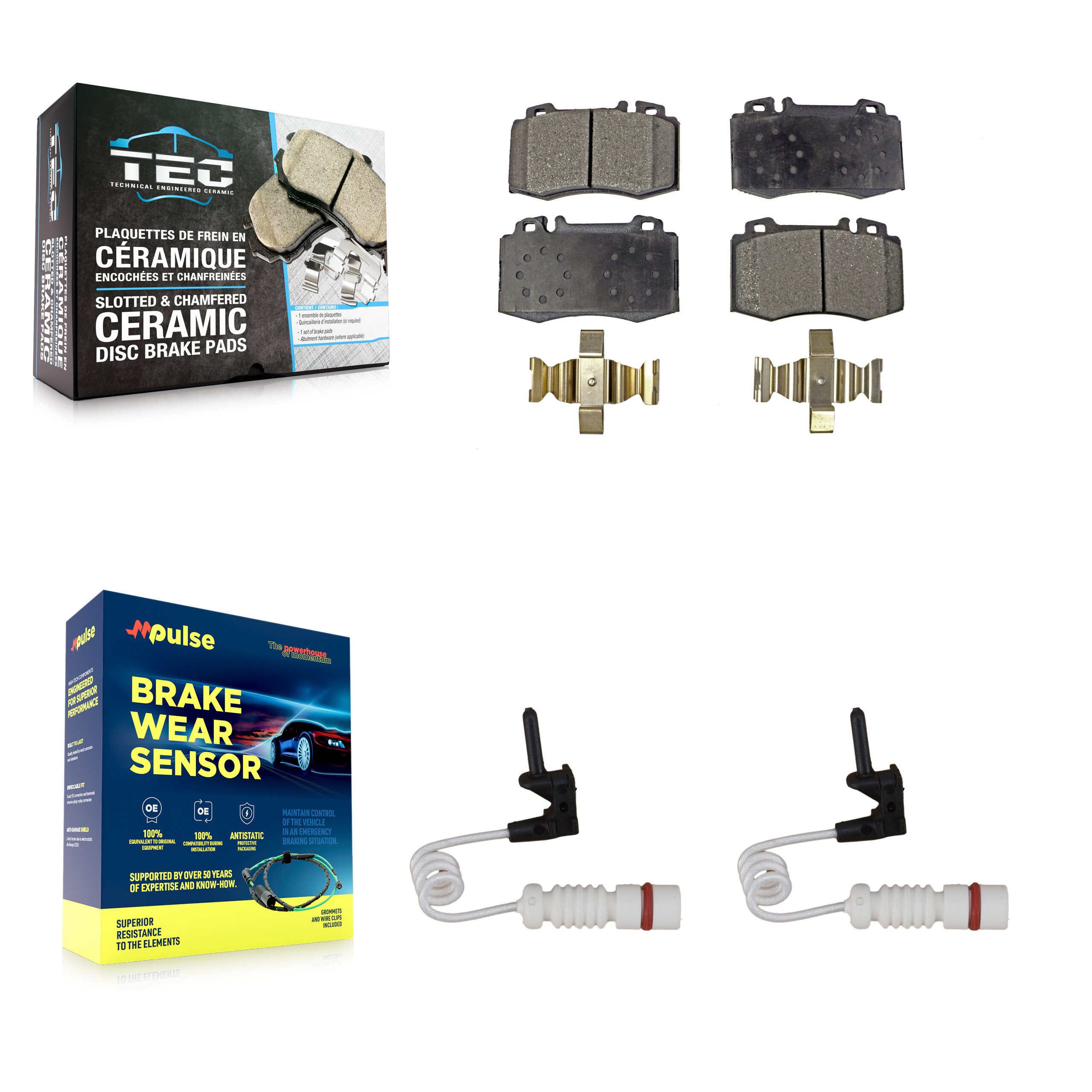 TEC - KTW-101037 - Front Disc Brake Pad Kits