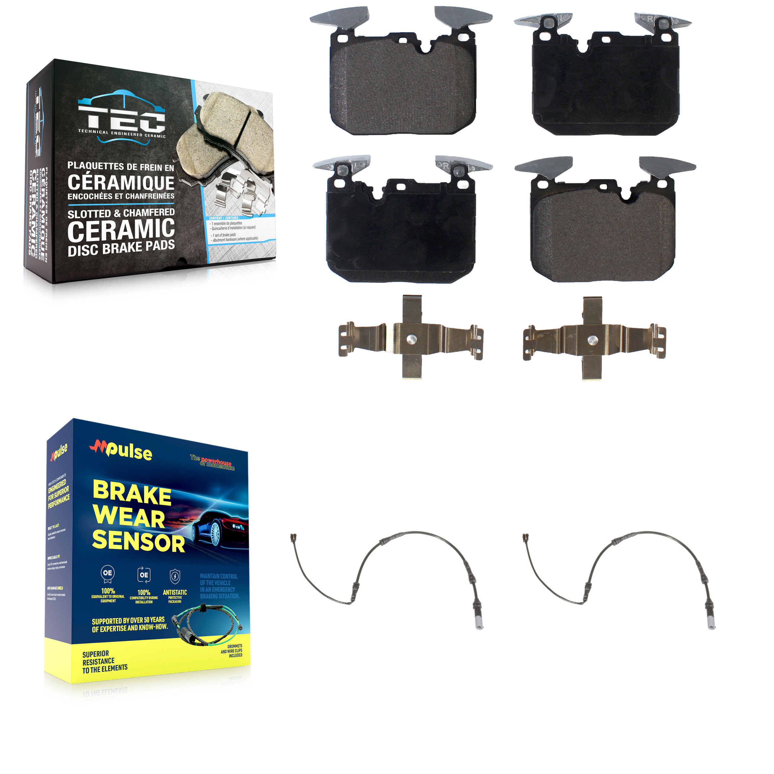 TEC - KTW-101038 - Front Disc Brake Pad Kits