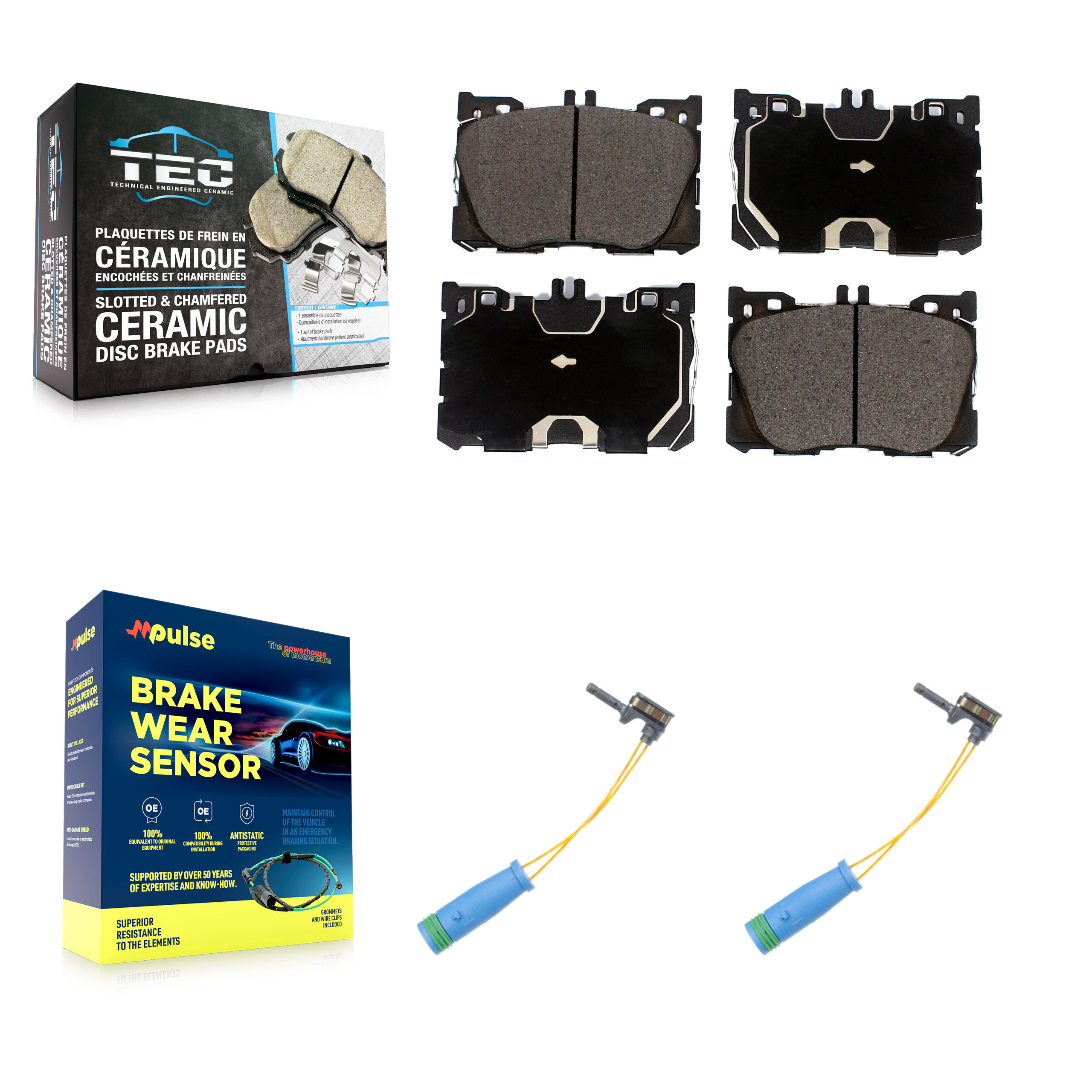 TEC - KTW-101061 - Front Disc Brake Pad Kits