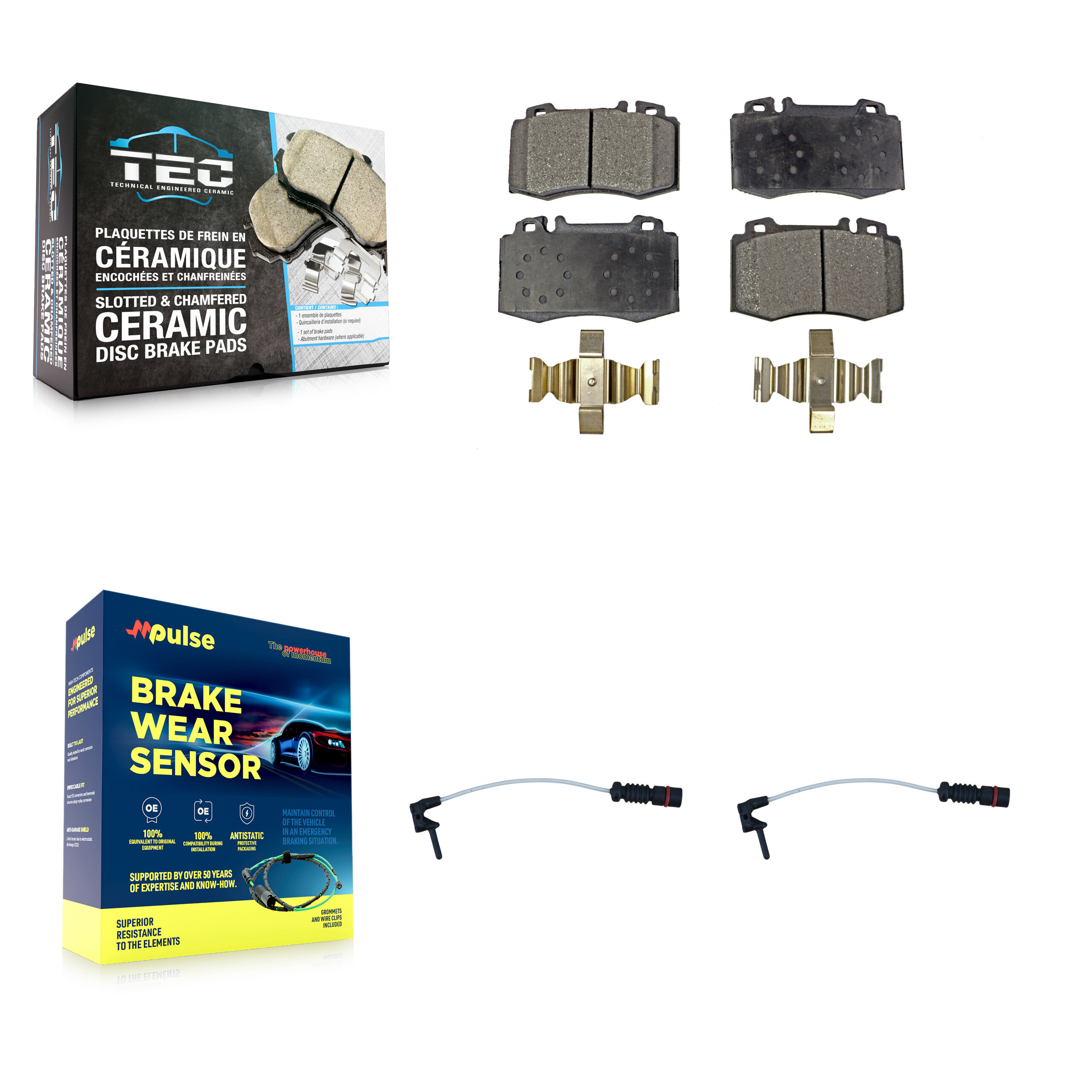 TEC - KTW-101072 - Front Disc Brake Pad Kits