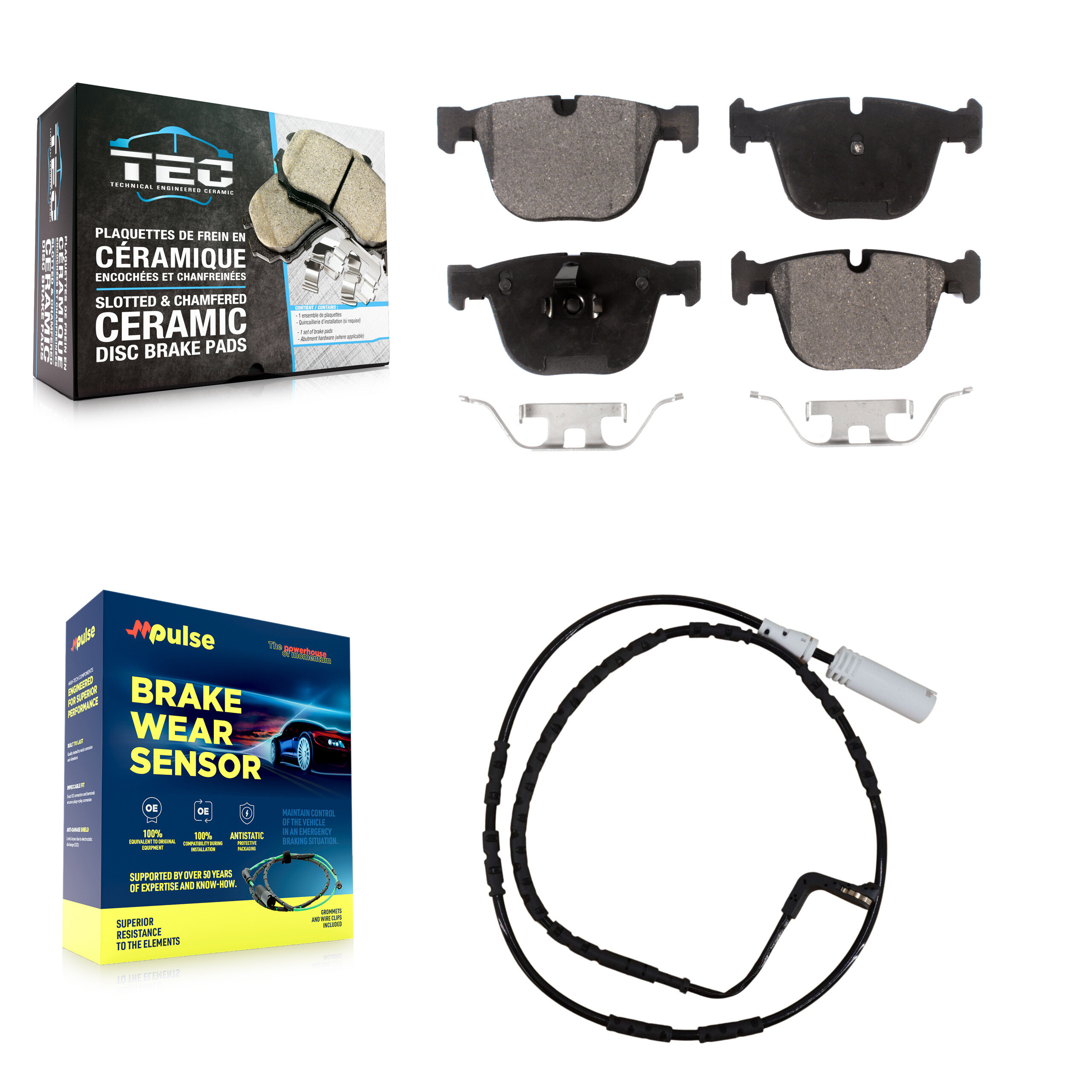 TEC - KTW-101117 - Rear Disc Brake Pad Kits
