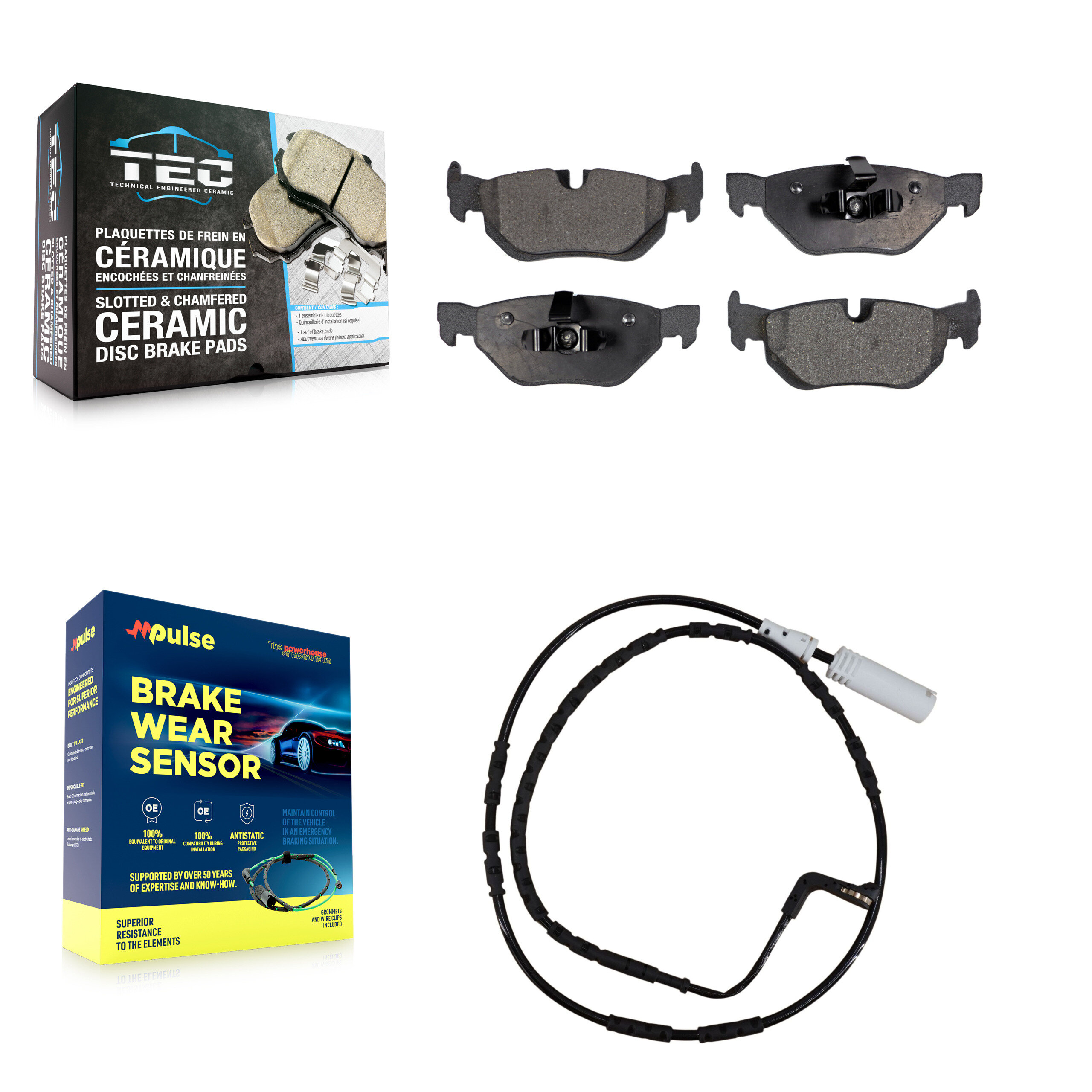 TEC - KTW-101118 - Rear Disc Brake Pad Kits