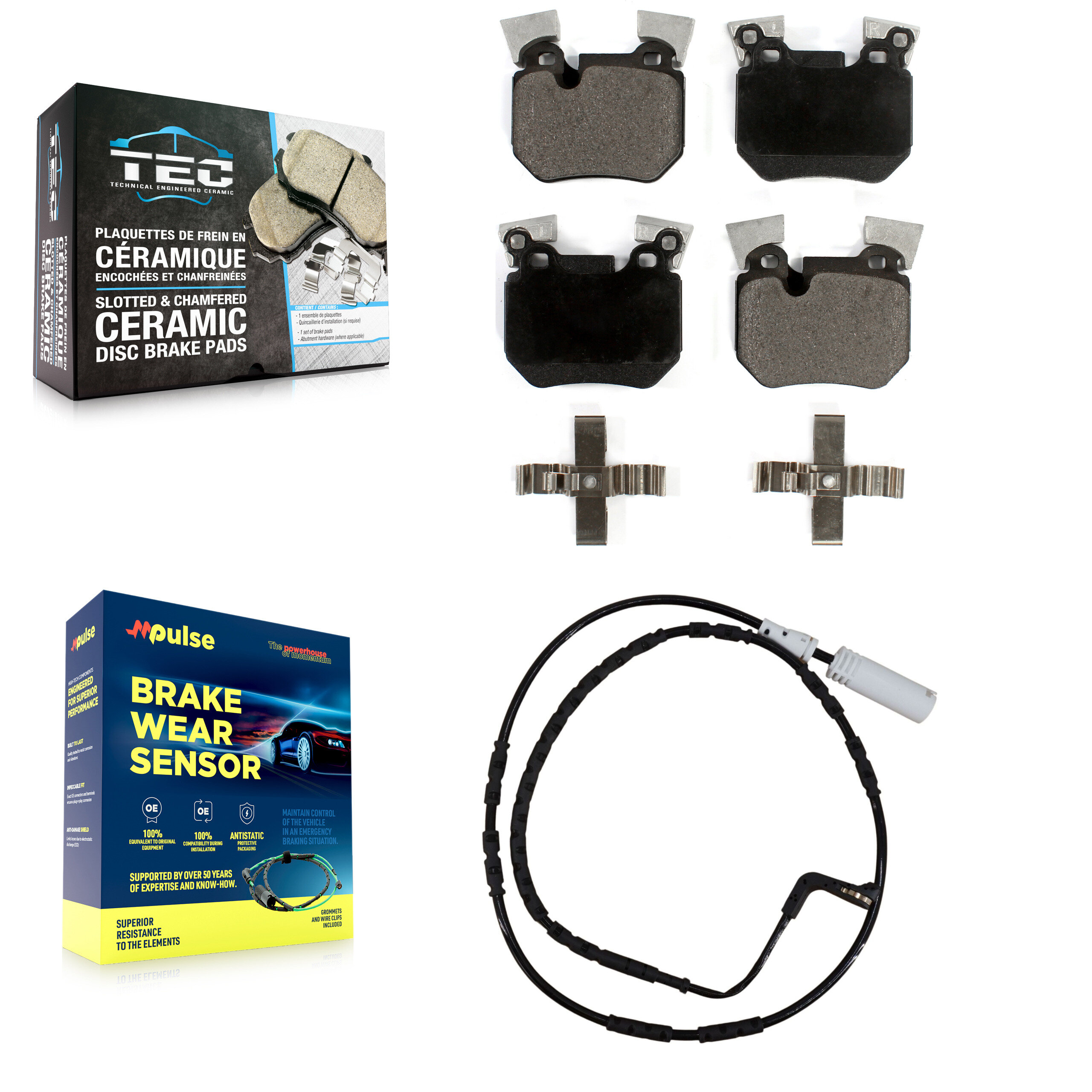 TEC - KTW-101121 - Rear Disc Brake Pad Kits