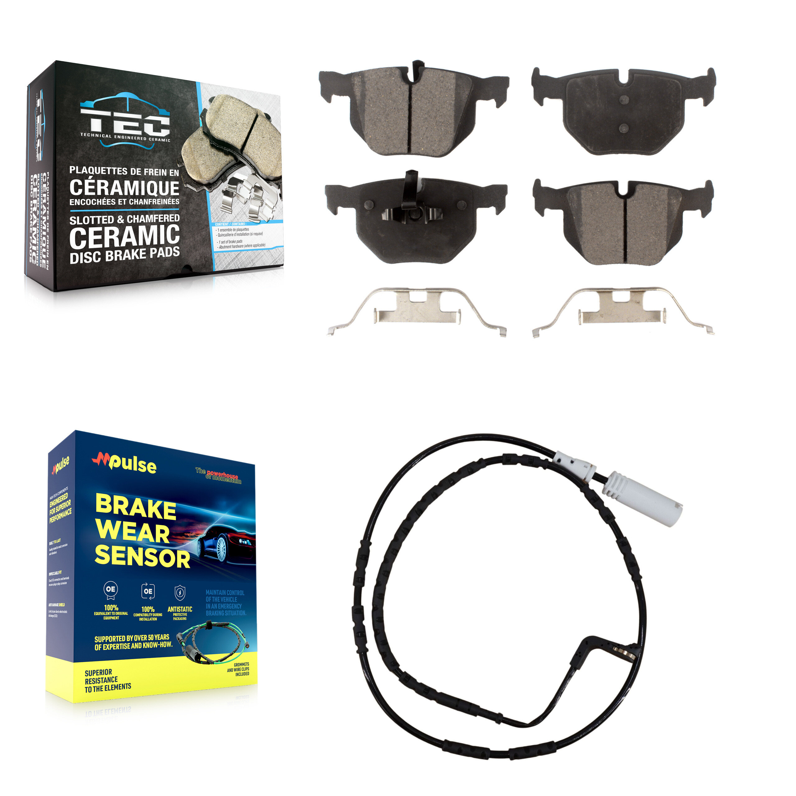 TEC - KTW-101123 - Rear Disc Brake Pad Kits