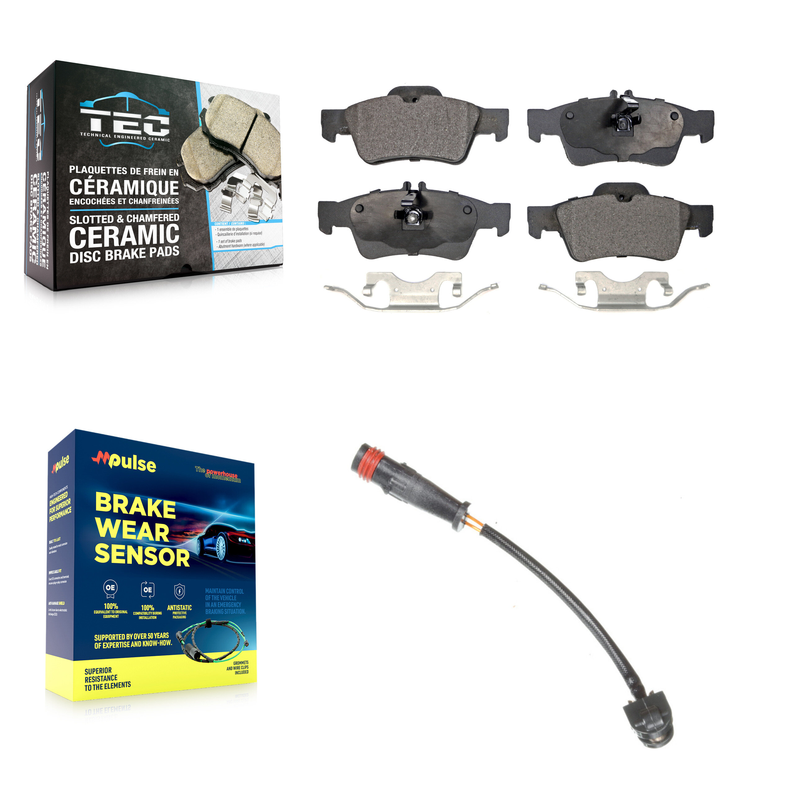 TEC - KTW-101144 - Rear Disc Brake Pad Kits