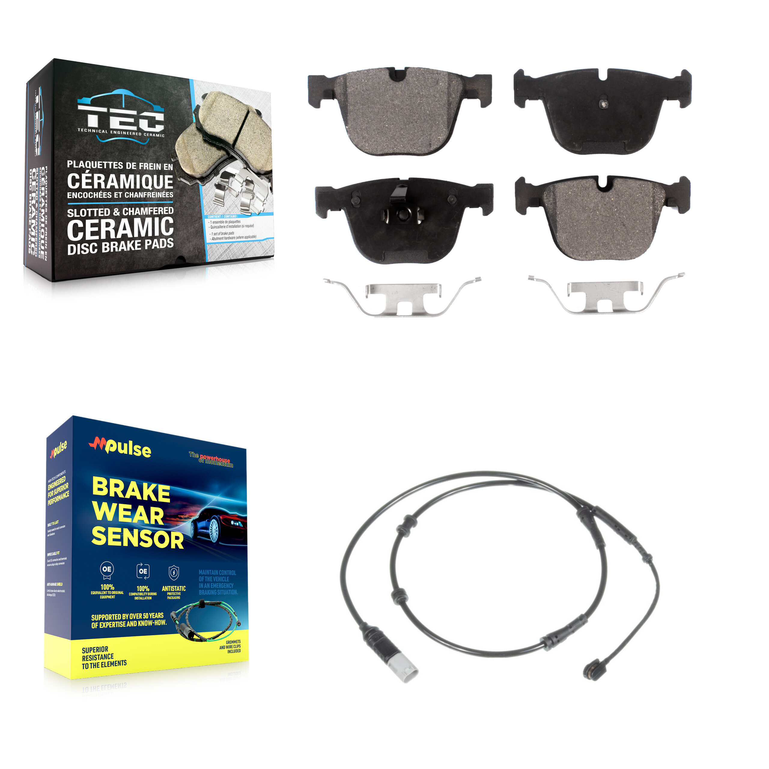 TEC - KTW-101199 - Rear Disc Brake Pad Kits