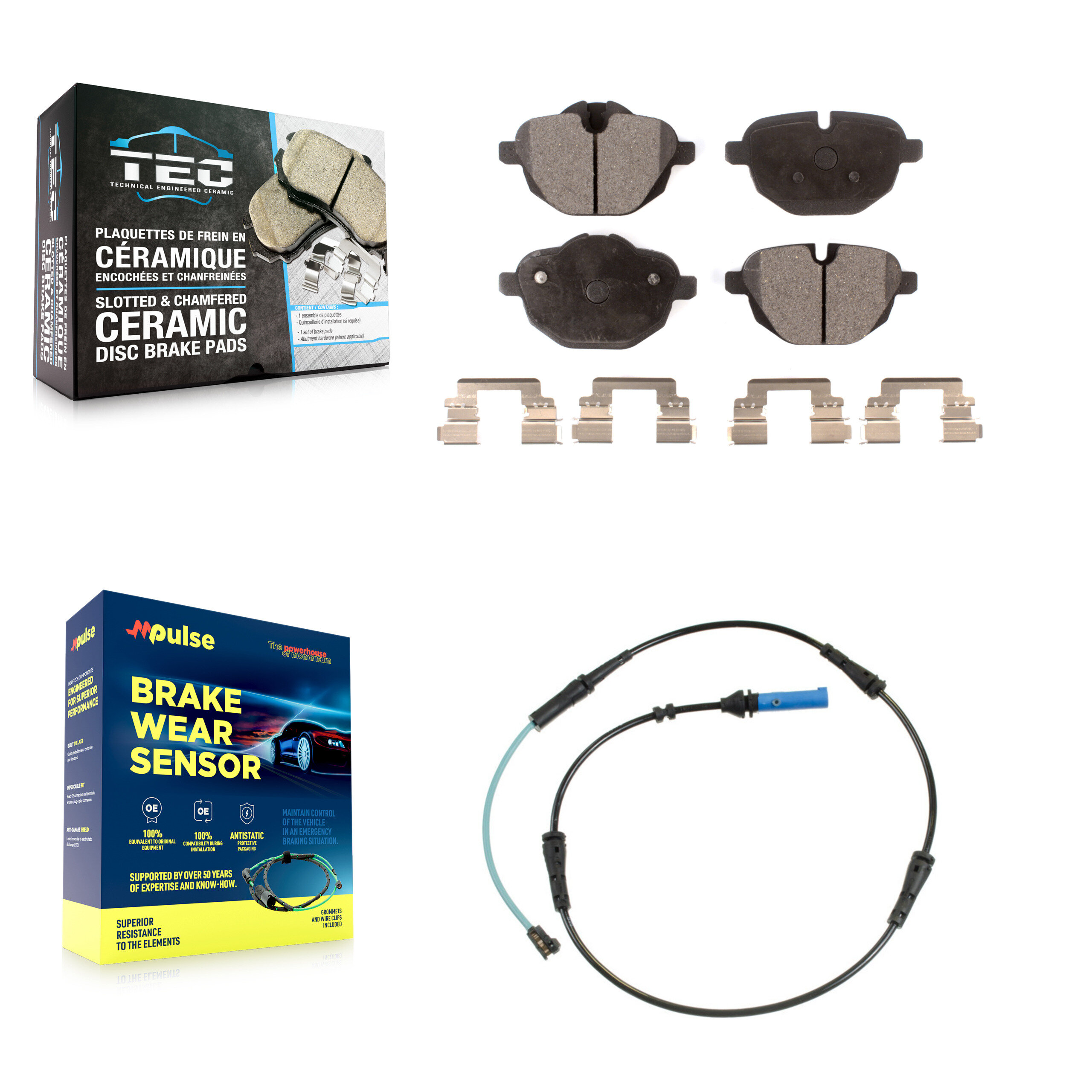TEC - KTW-101220 - Rear Disc Brake Pad Kits