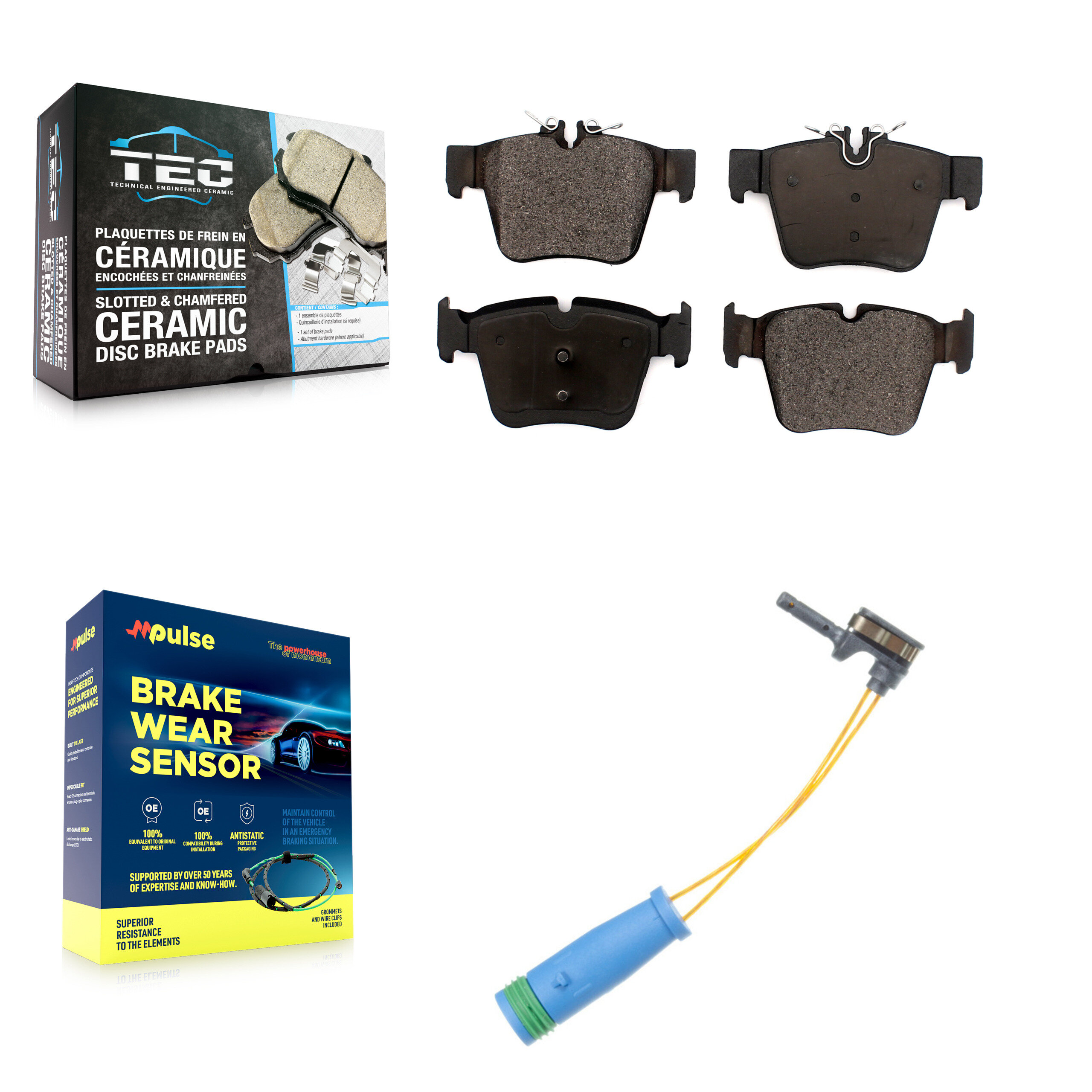 TEC - KTW-101230 - Rear Disc Brake Pad Kits