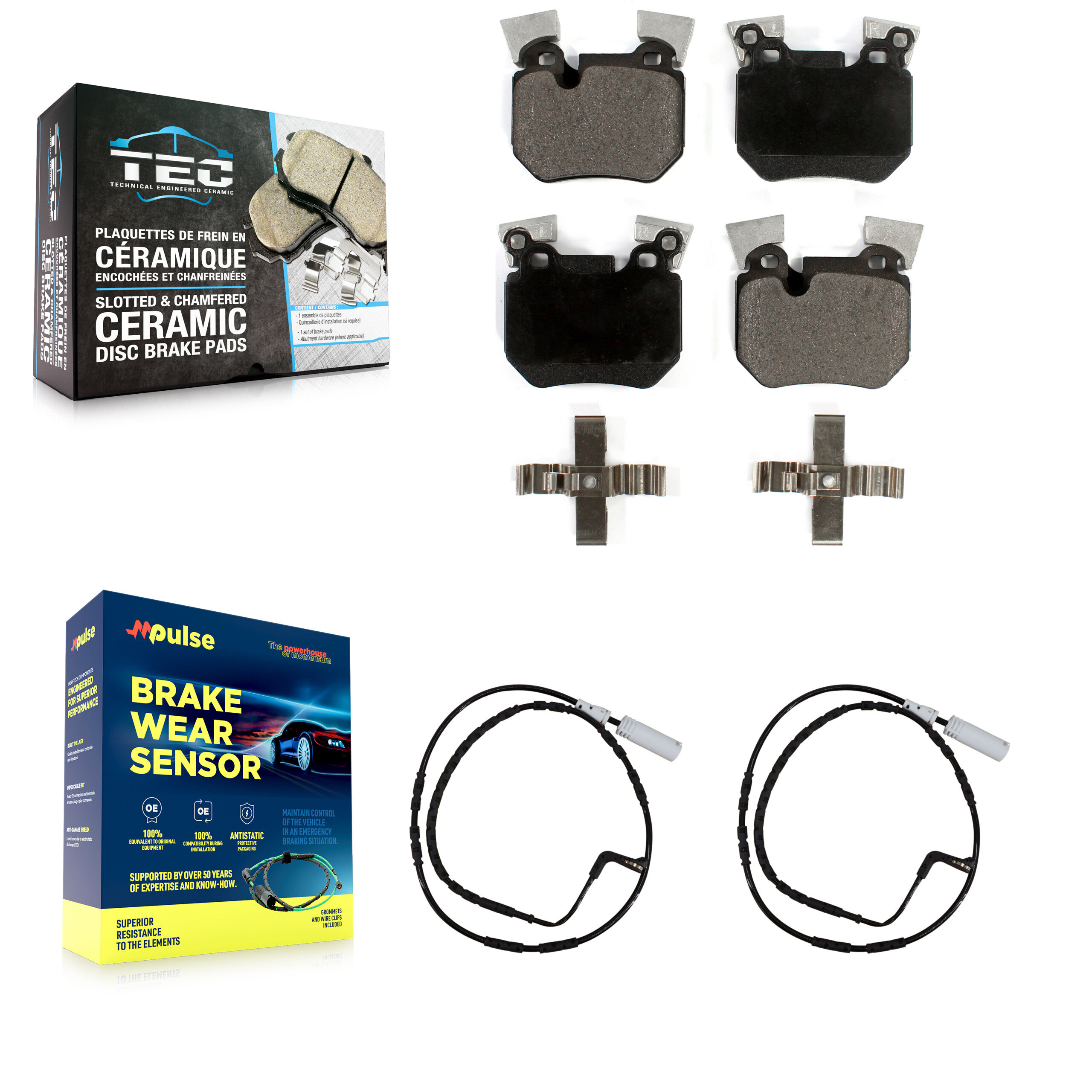 TEC - KTW-101278 - Rear Disc Brake Pad Kits