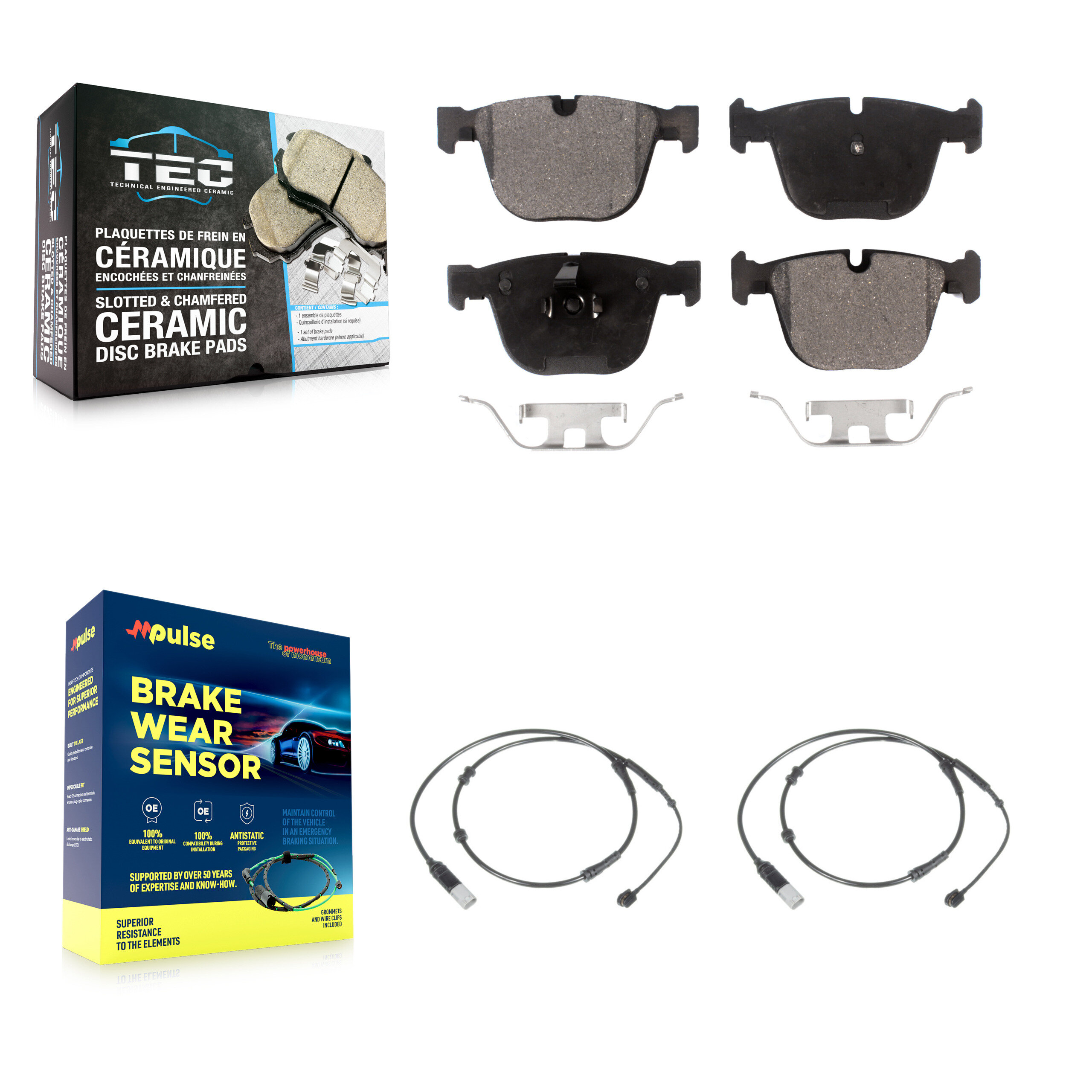 TEC - KTW-101356 - Rear Disc Brake Pad Kits