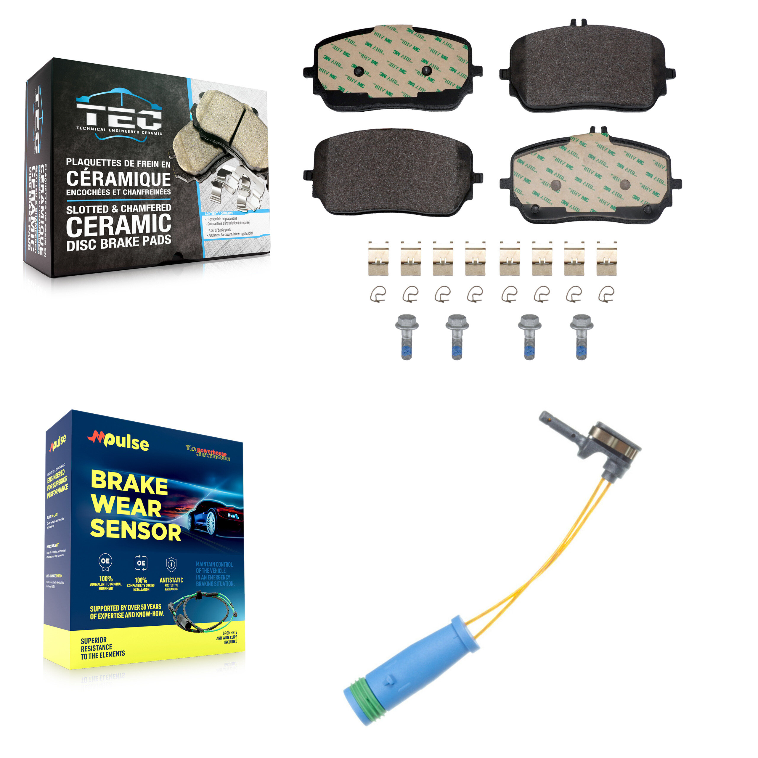 TEC - KTW-101711 - Front Disc Brake Pad Kits