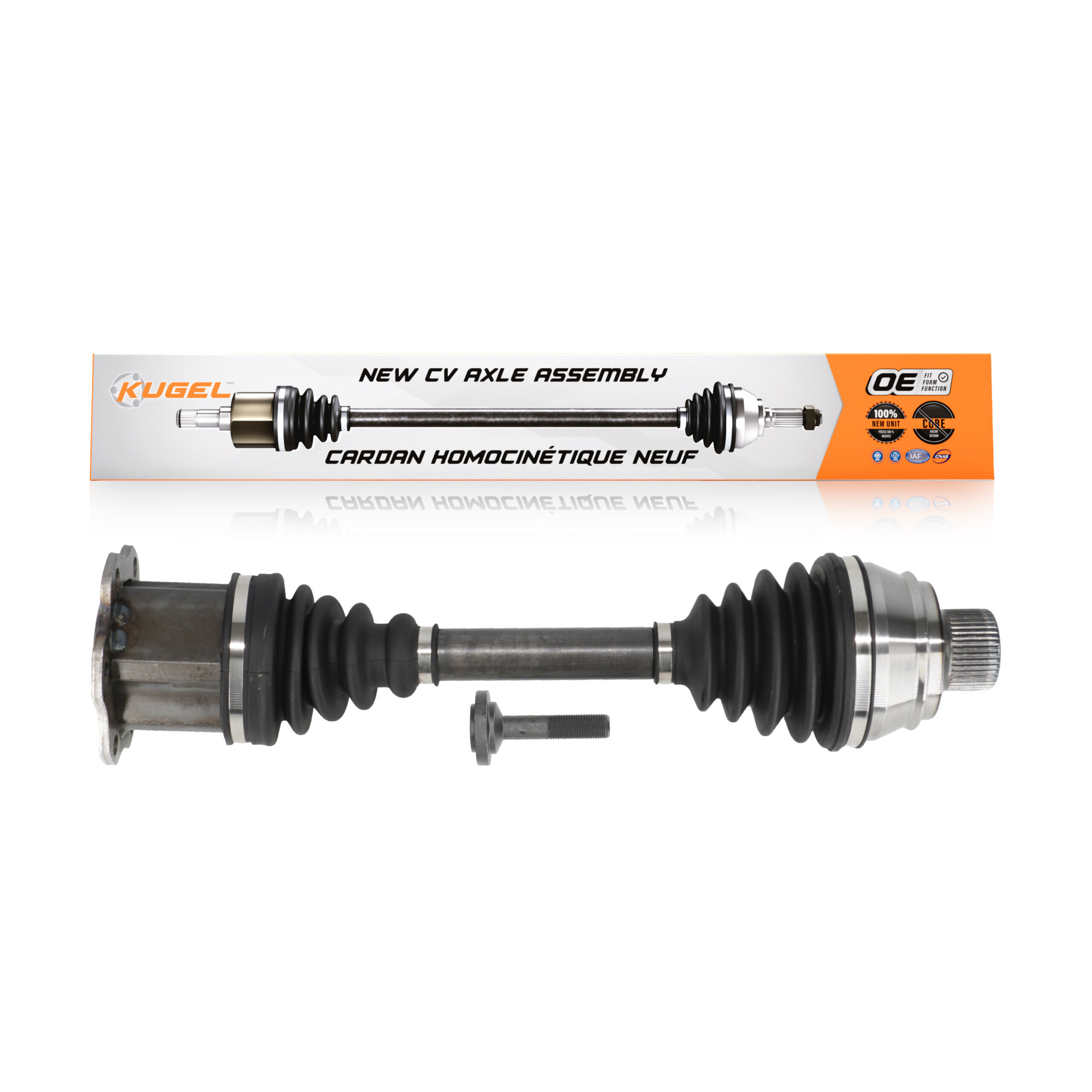 Kugel - NCV-AD23011 - Front Right CV Axle Shaft
