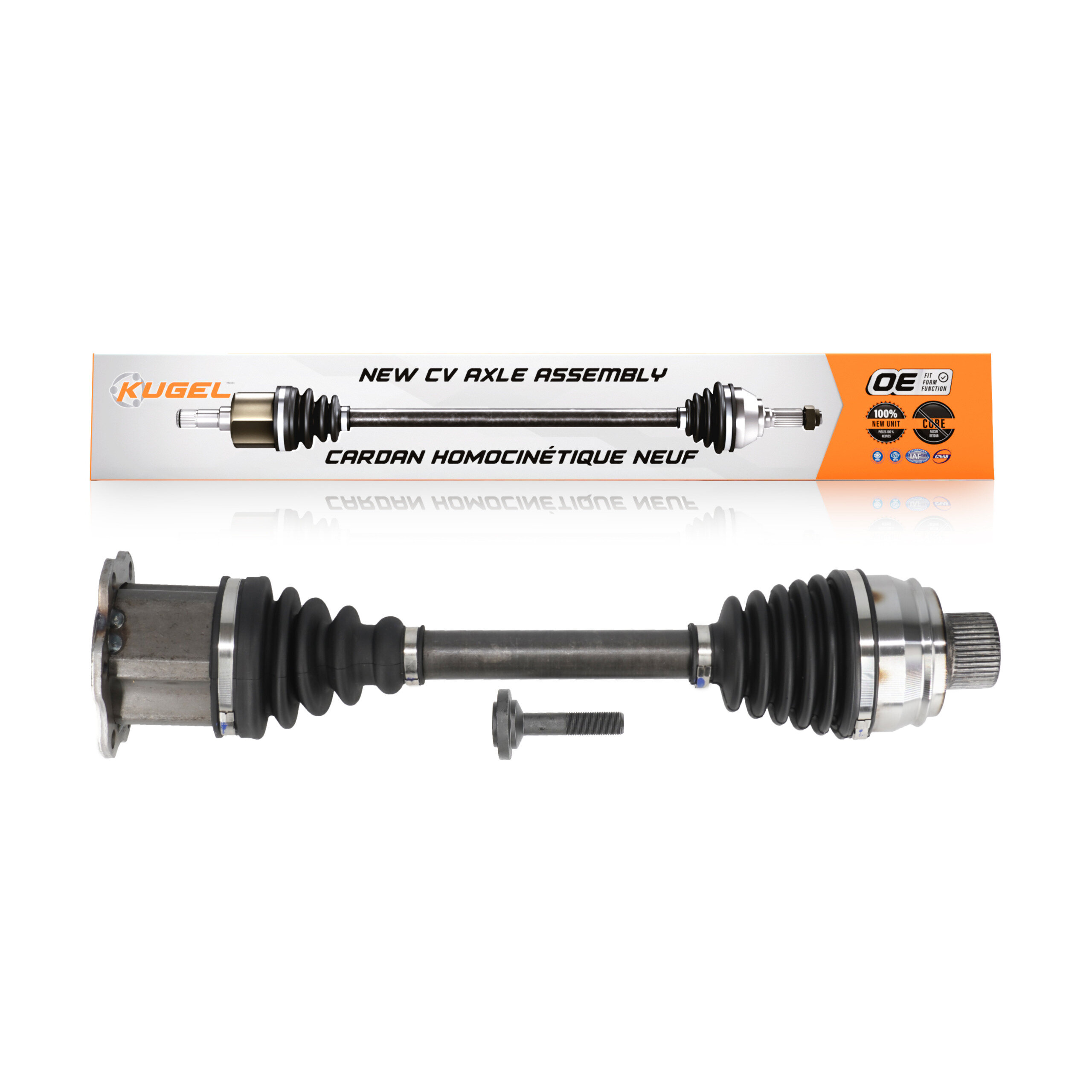 Kugel - NCV-AD23019 - Front Left CV Axle Shaft
