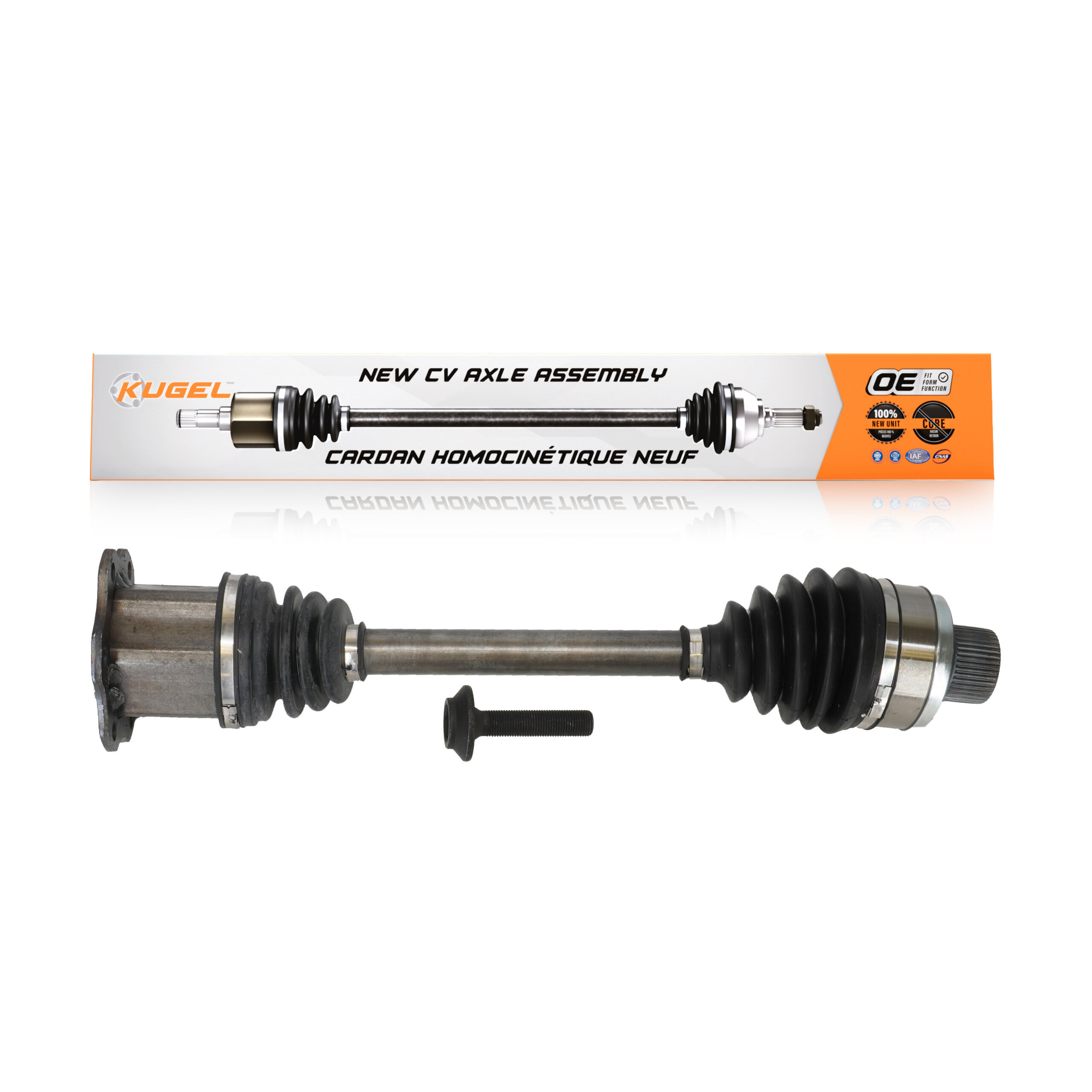 Kugel - NCV-AD23027 - Front Left CV Axle Shaft