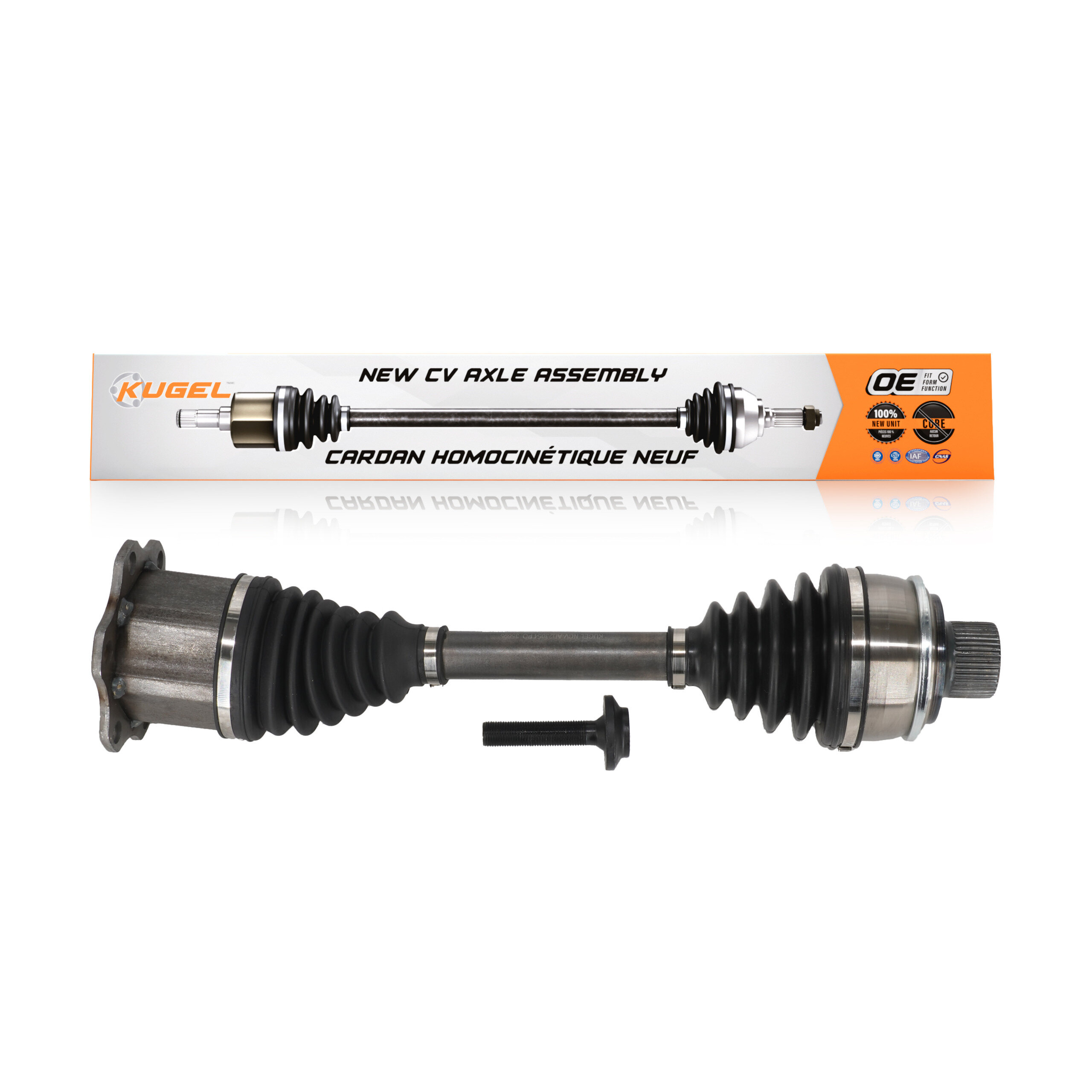 Kugel - NCV-AD23054 - Front Left CV Axle Shaft