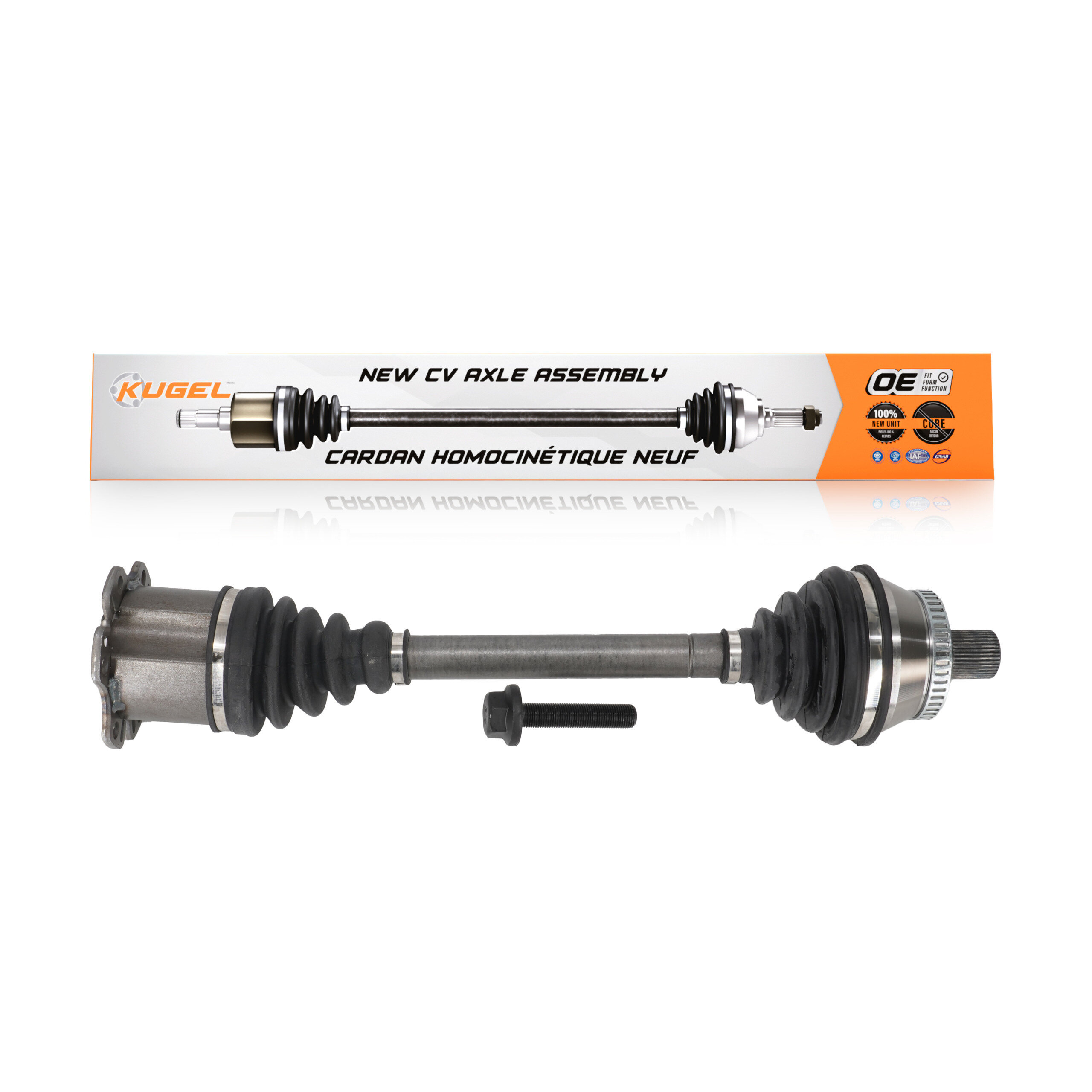 Kugel - NCV-AD23600 - Front Left CV Axle Shaft