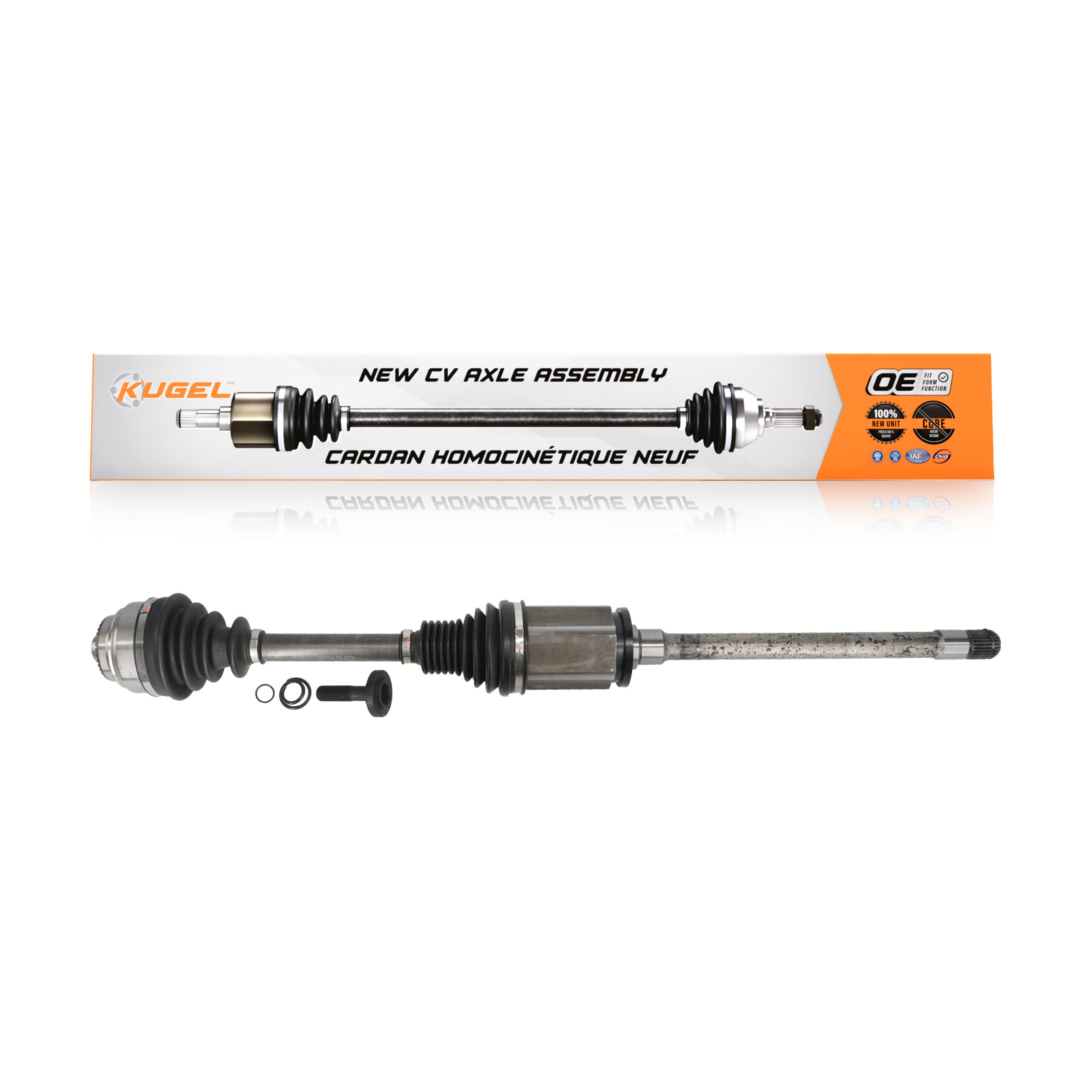 Kugel - NCV-BM27046 - Front Right CV Axle Shaft