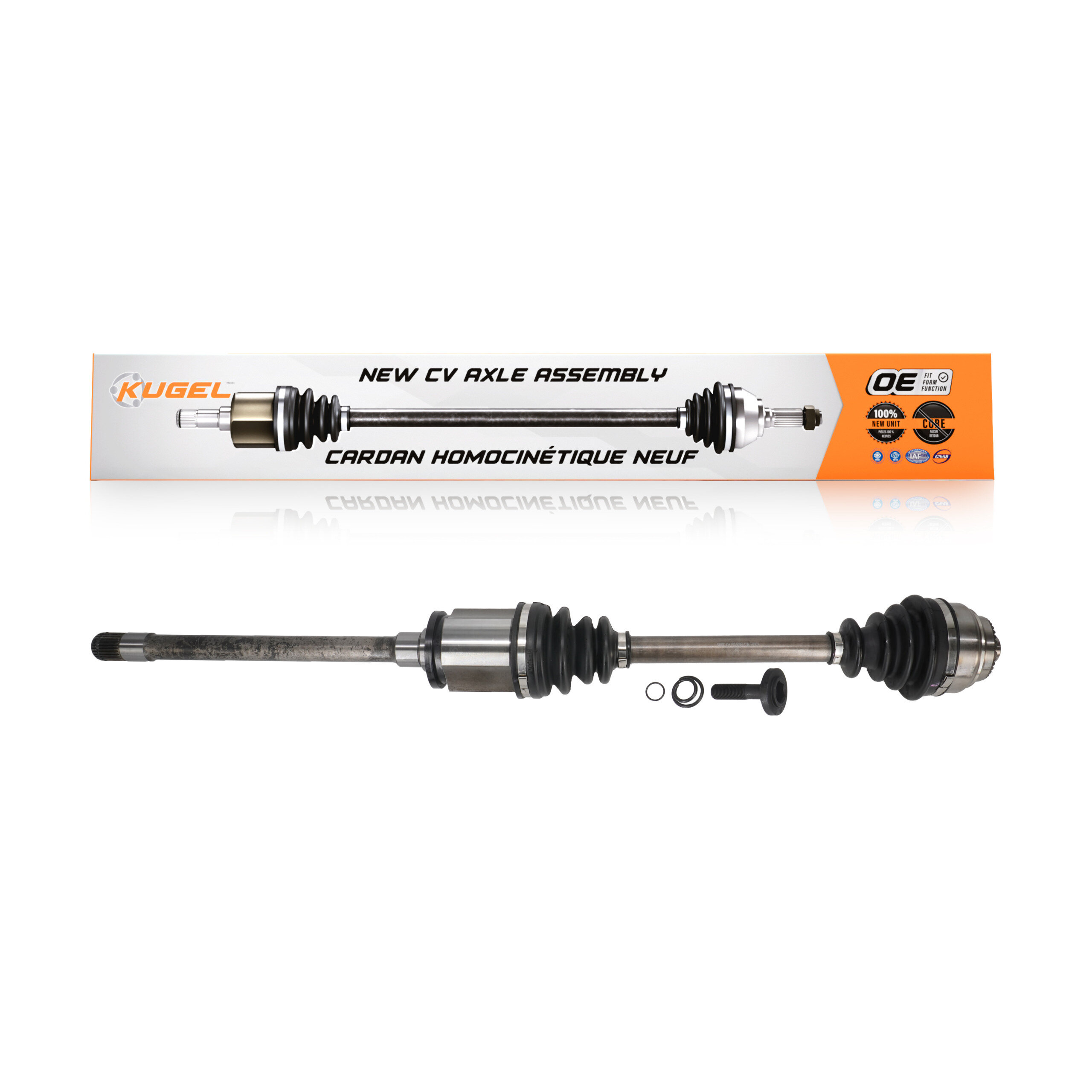 Kugel - NCV-BM27051 - Front Right CV Axle Shaft