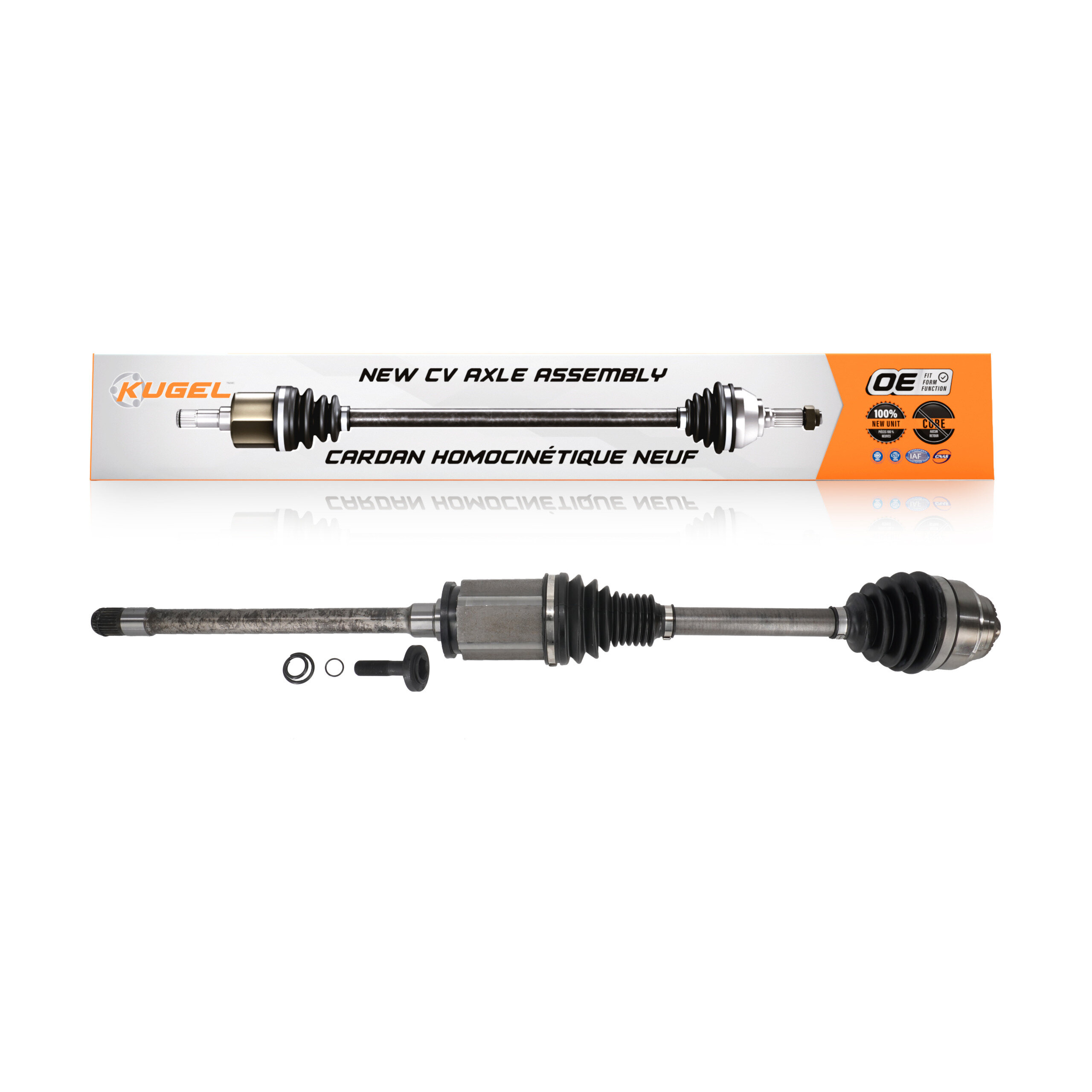 Kugel - NCV-BM27092 - Front Right CV Axle Shaft